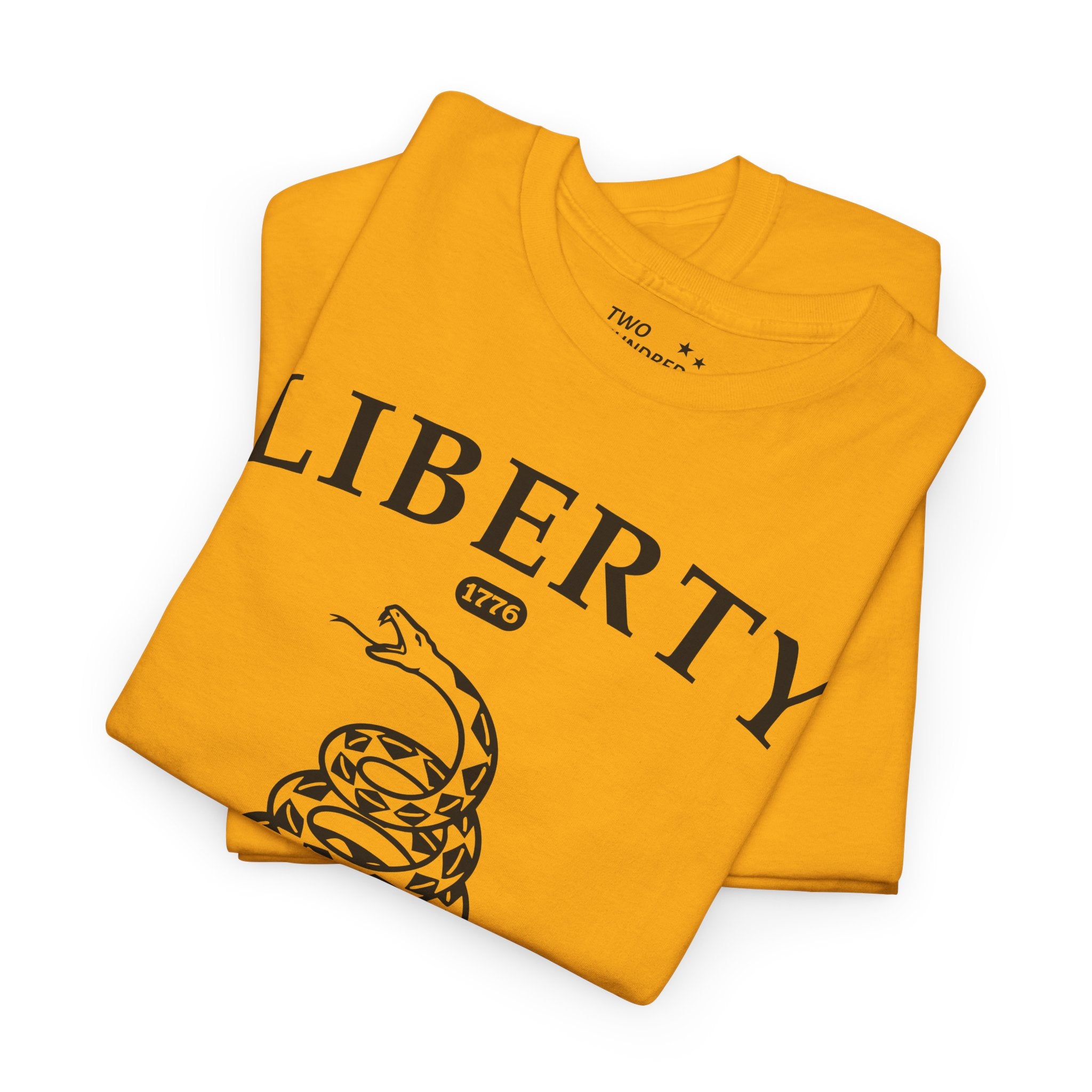 Liberty "Don't Tread on Me" Heavy Tee — Patriotic USA Anniversary T-Shirt