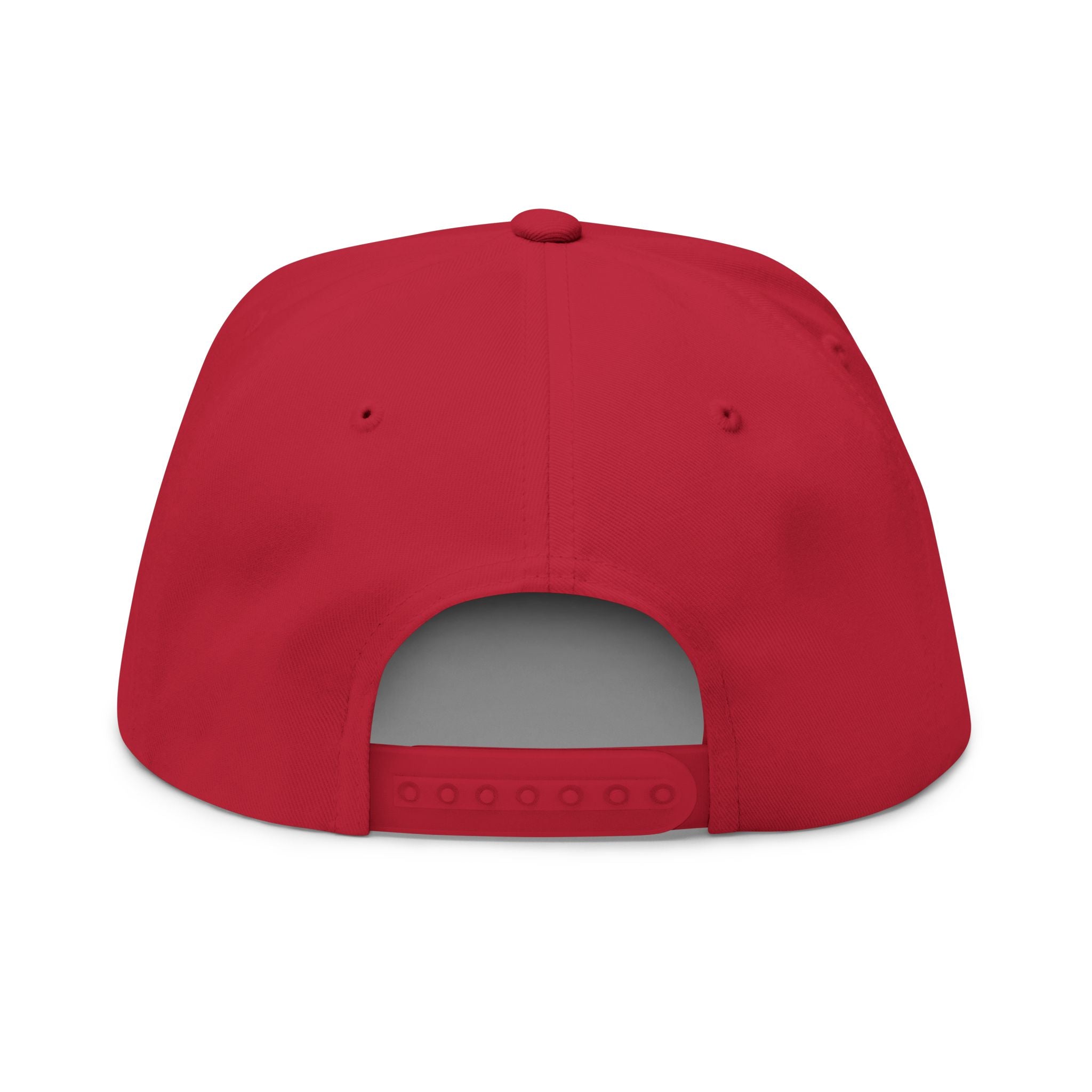 USA Embroidered Dark Color Flat Bill Cap — Patriotic Snapback Hat for 4th of July & Everyday Wear