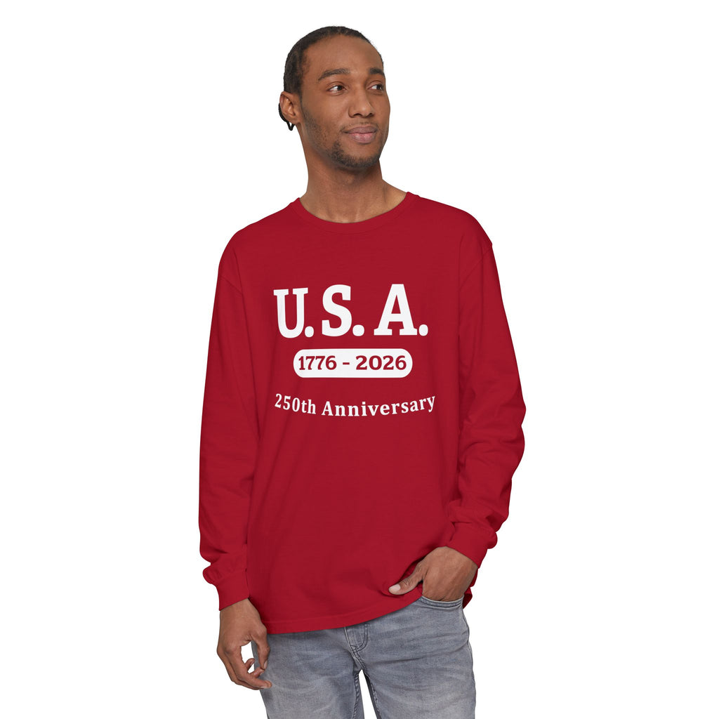 U.S.A. 1776-2026 250th Anniversary Long Sleeve T-Shirt