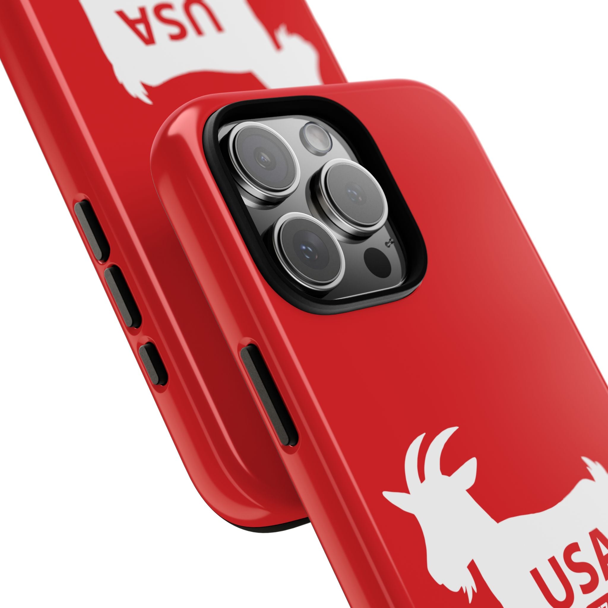 USA GOAT Phone Case — Patriotic 1776 Red Protective Case