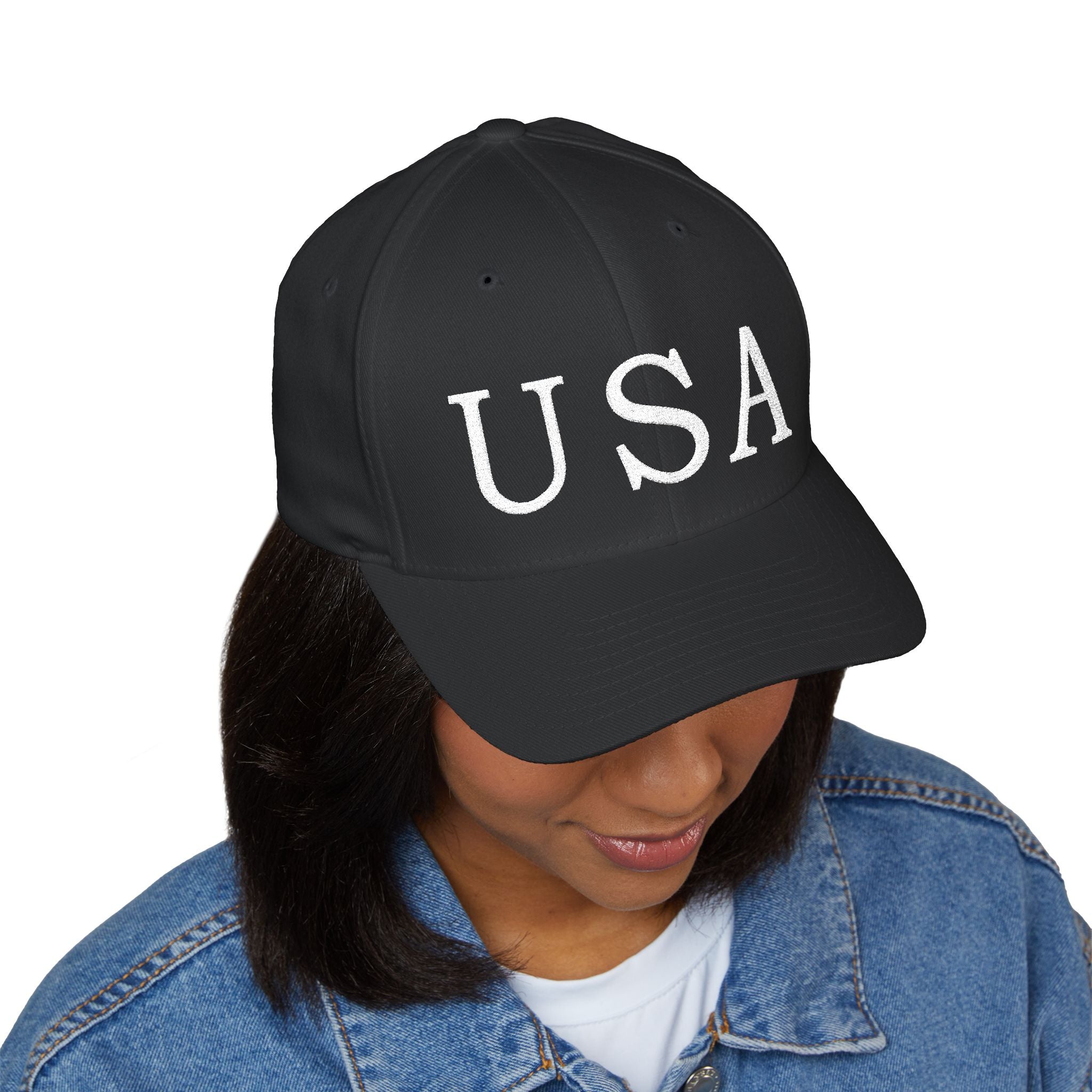 USA Embroidered Cap — Classic Patriotic Baseball Hat