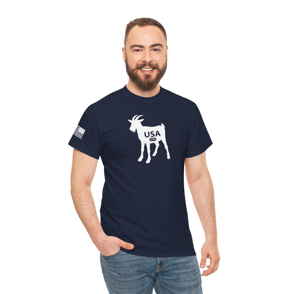 USA Goat T-Shirt — Patriotic Goat Graphic Tee