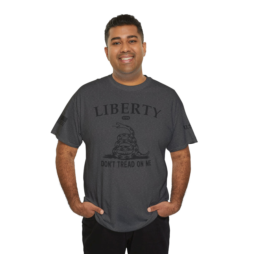 Liberty "Don't Tread on Me" Heavy Tee — Patriotic USA Anniversary T-Shirt