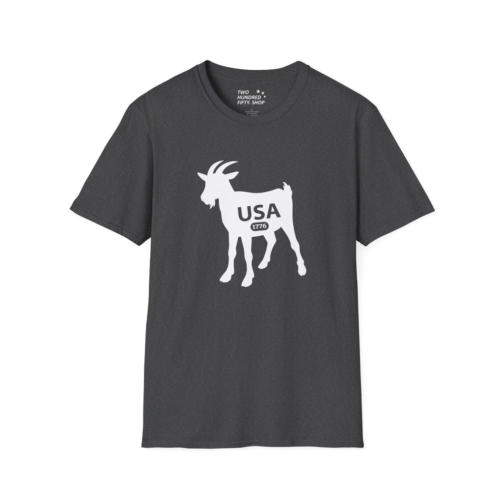 GOAT 1776 Anniversary Soft Style T-Shirt — Patriotic American Tee
