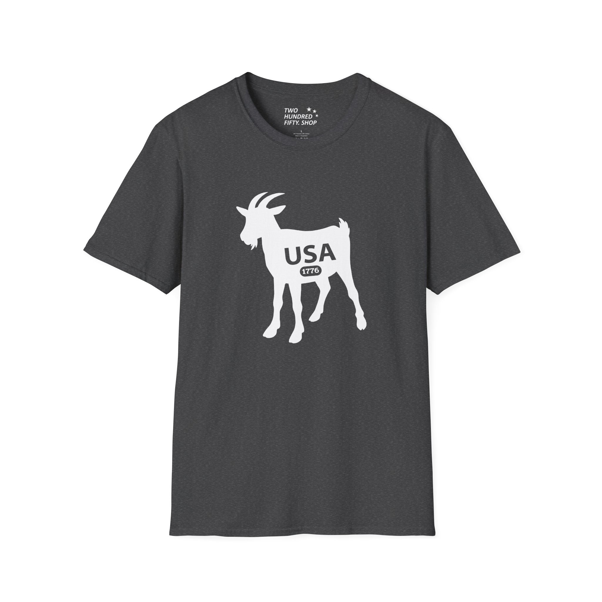 GOAT 1776 Anniversary Soft Style T-Shirt — Patriotic American Tee