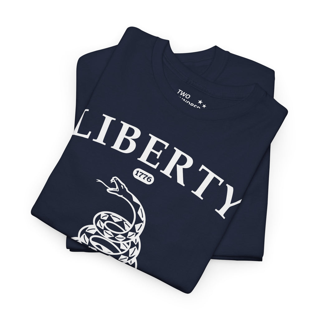 Liberty "Don't Tread on Me" Heavy Tee — Patriotic USA Anniversary T-Shirt