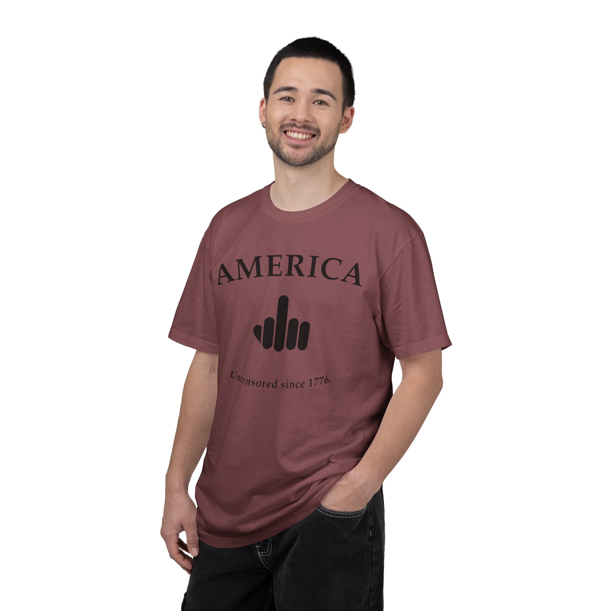 America 1776 Middle Finger Unisex T-shirt