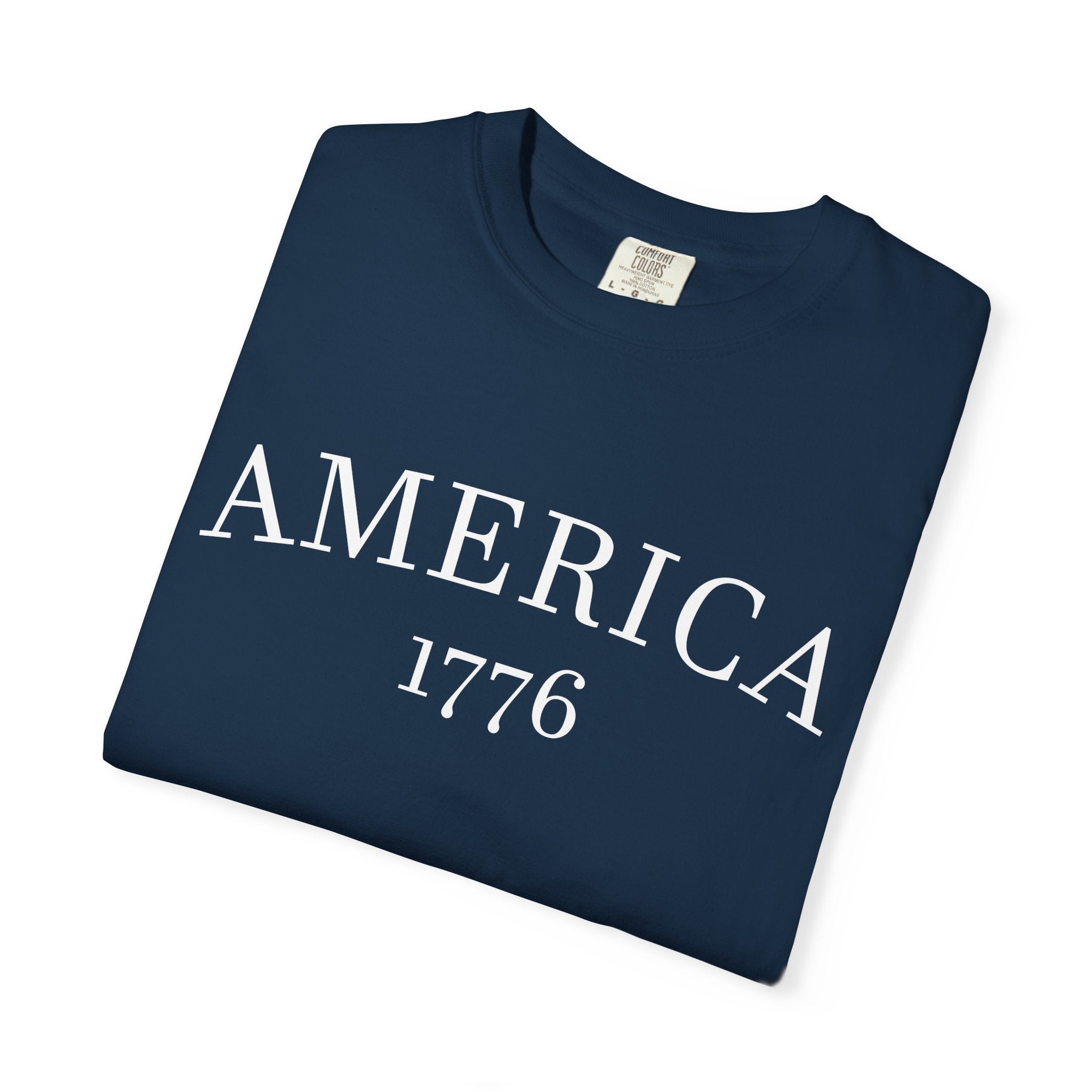 Red 1776 America Adult Unisex T-shirt