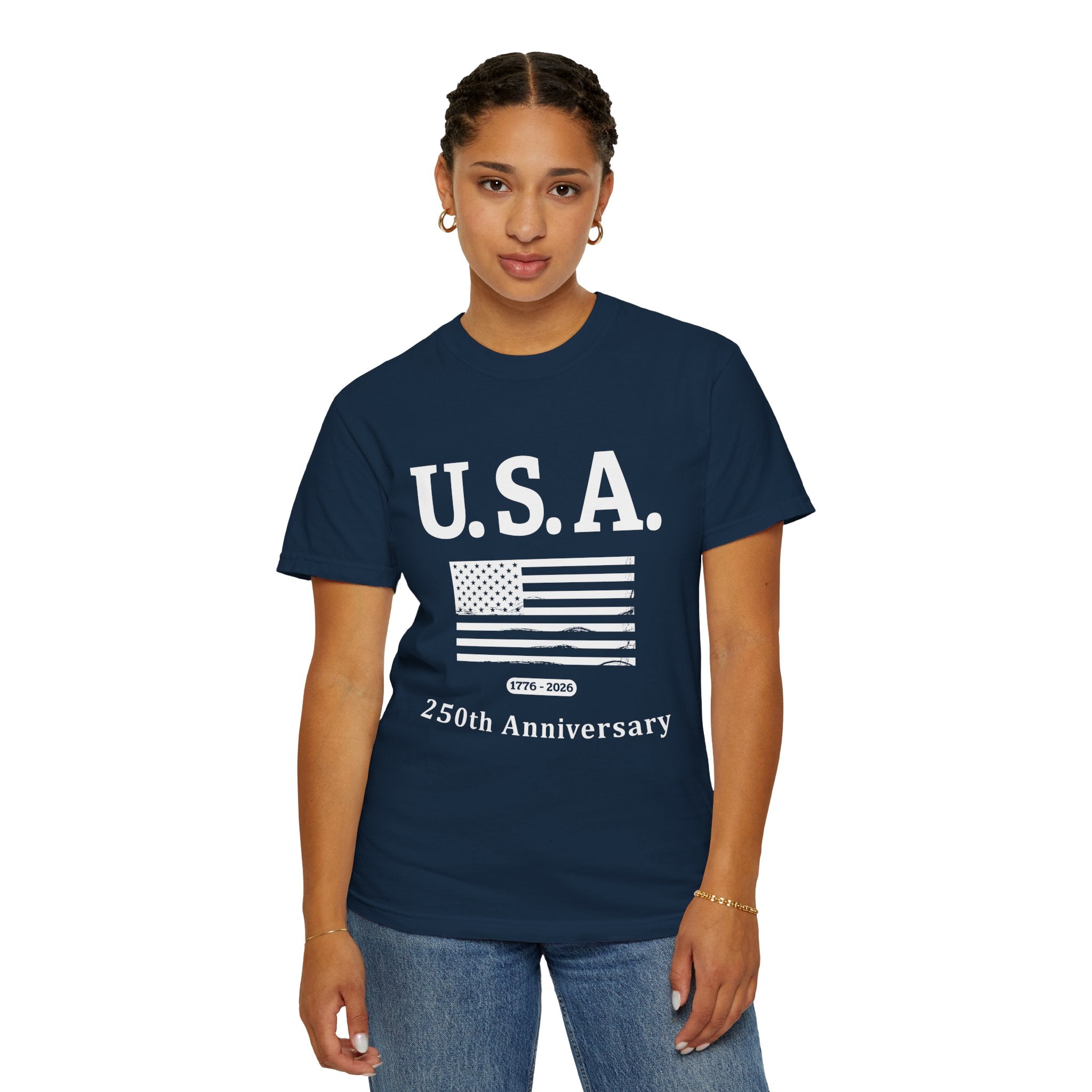 USA 1776 Distressed Flag Unisex T-shirt