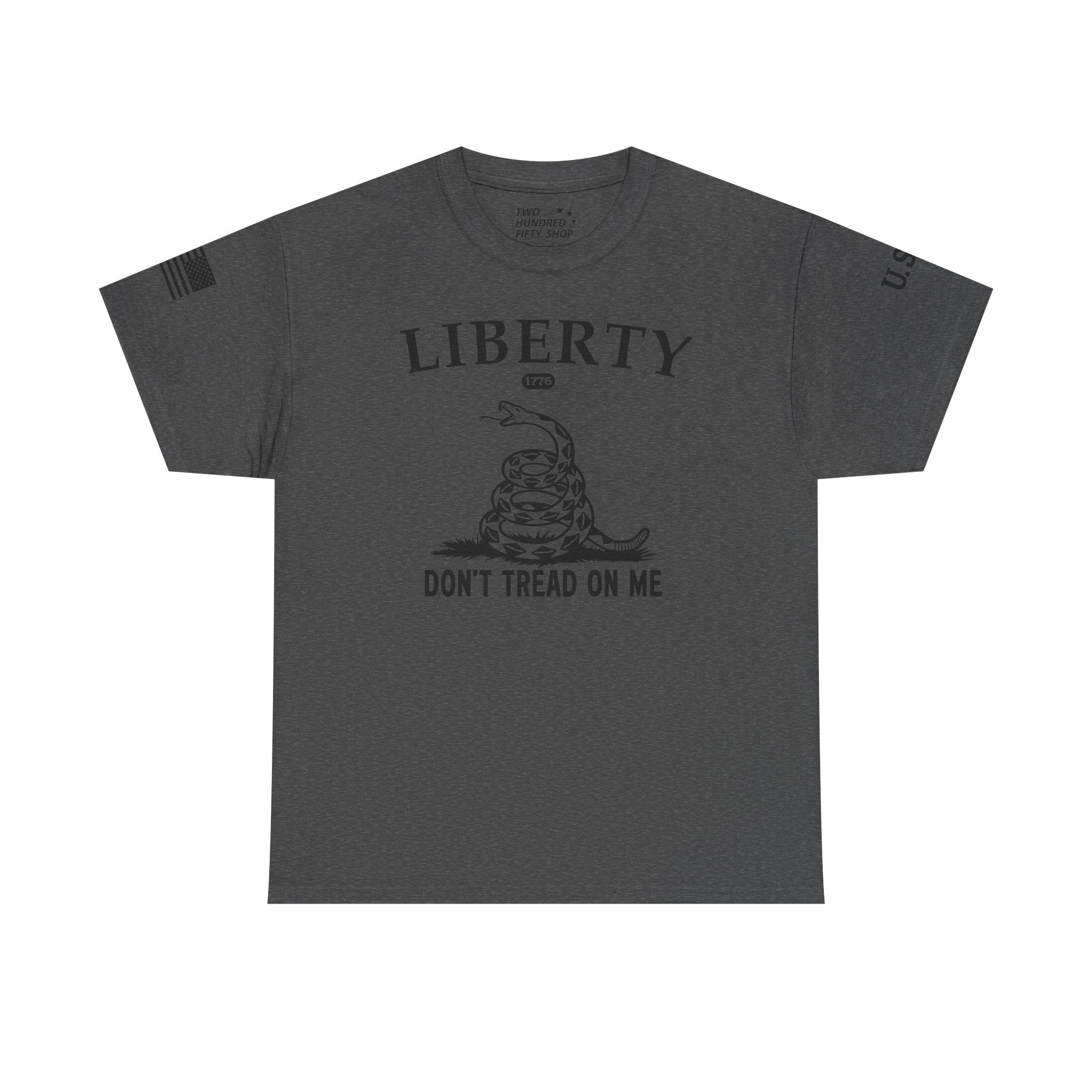 Liberty "Don't Tread on Me" Heavy Tee — Patriotic USA Anniversary T-Shirt