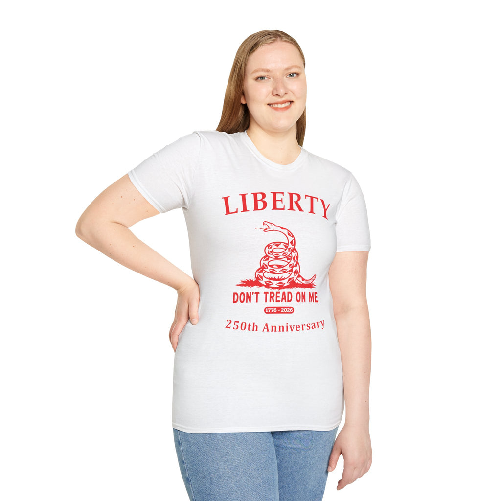 Liberty "Don't Tread On Me" Soft T‑Shirt — 250th Anniversary Patriotic Tee