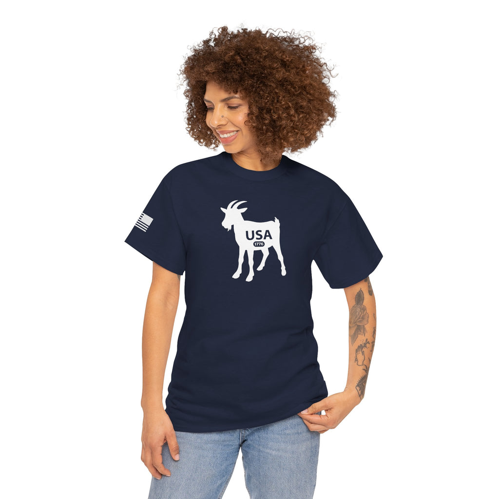 USA Goat T-Shirt — Patriotic Goat Graphic Tee