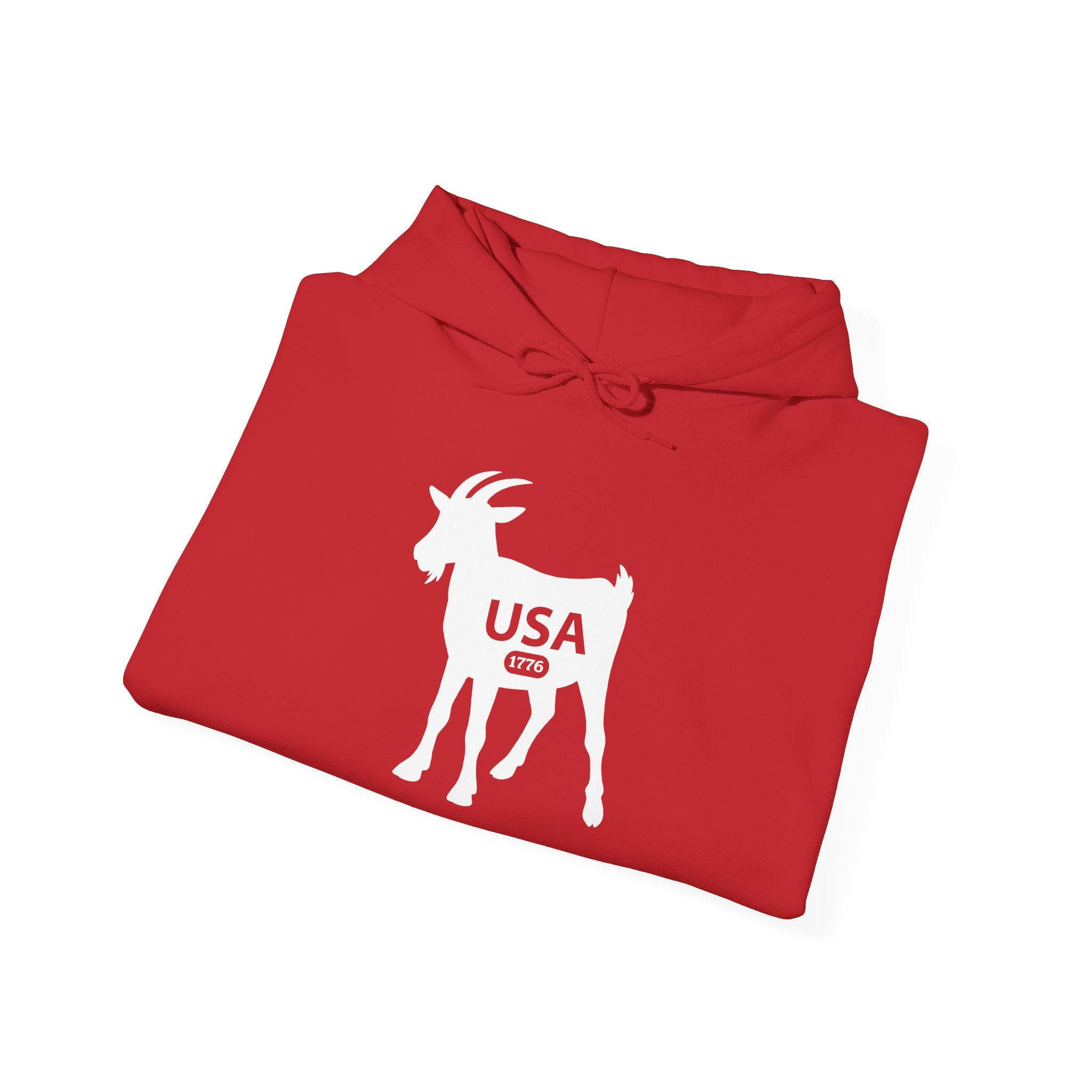 USA GOAT 1776 Hoodie – "USA Greatest of All Time" Patriotic Sweatshirt