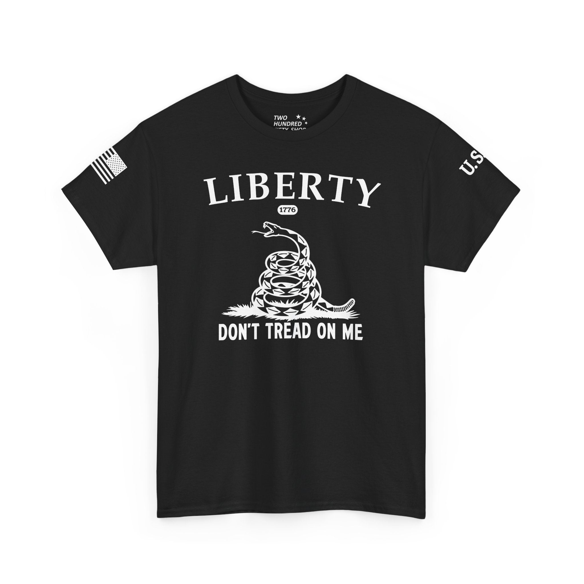Liberty "Don't Tread on Me" Heavy Tee — Patriotic USA Anniversary T-Shirt