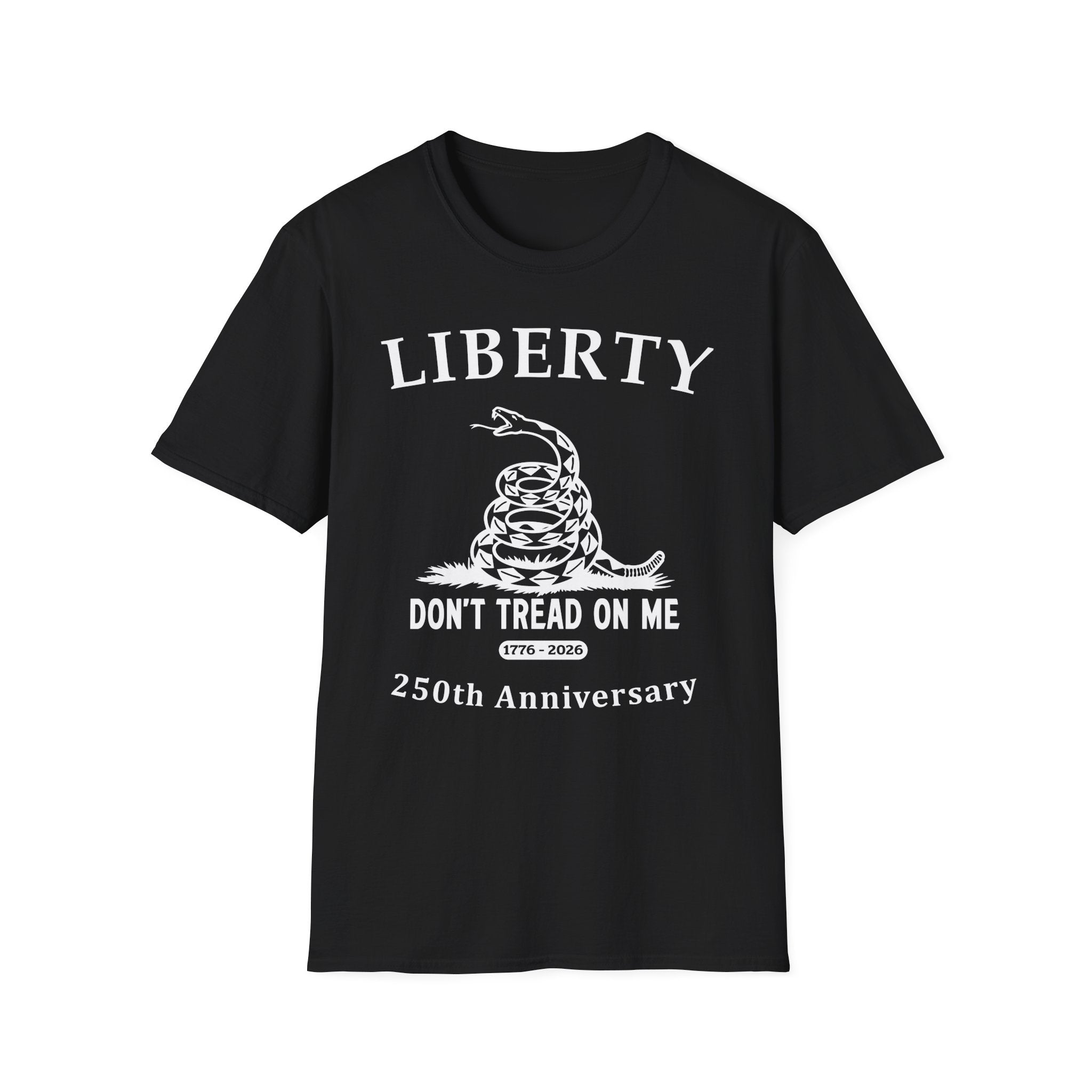 Liberty "Don't Tread On Me" Soft T‑Shirt — 250th Anniversary Patriotic Tee