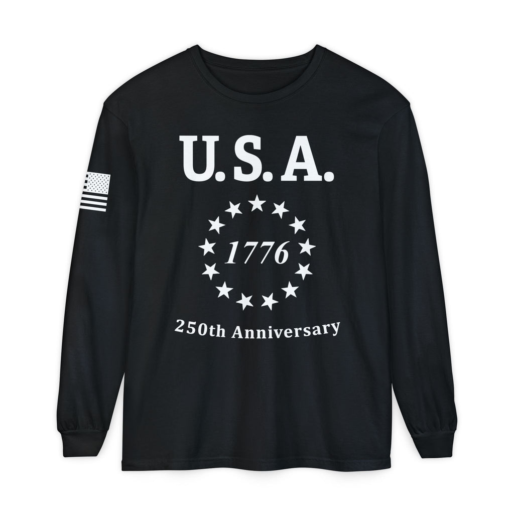 USA 13 Colonies 1776 250th Anniversary Unisex Long Sleeve Tee