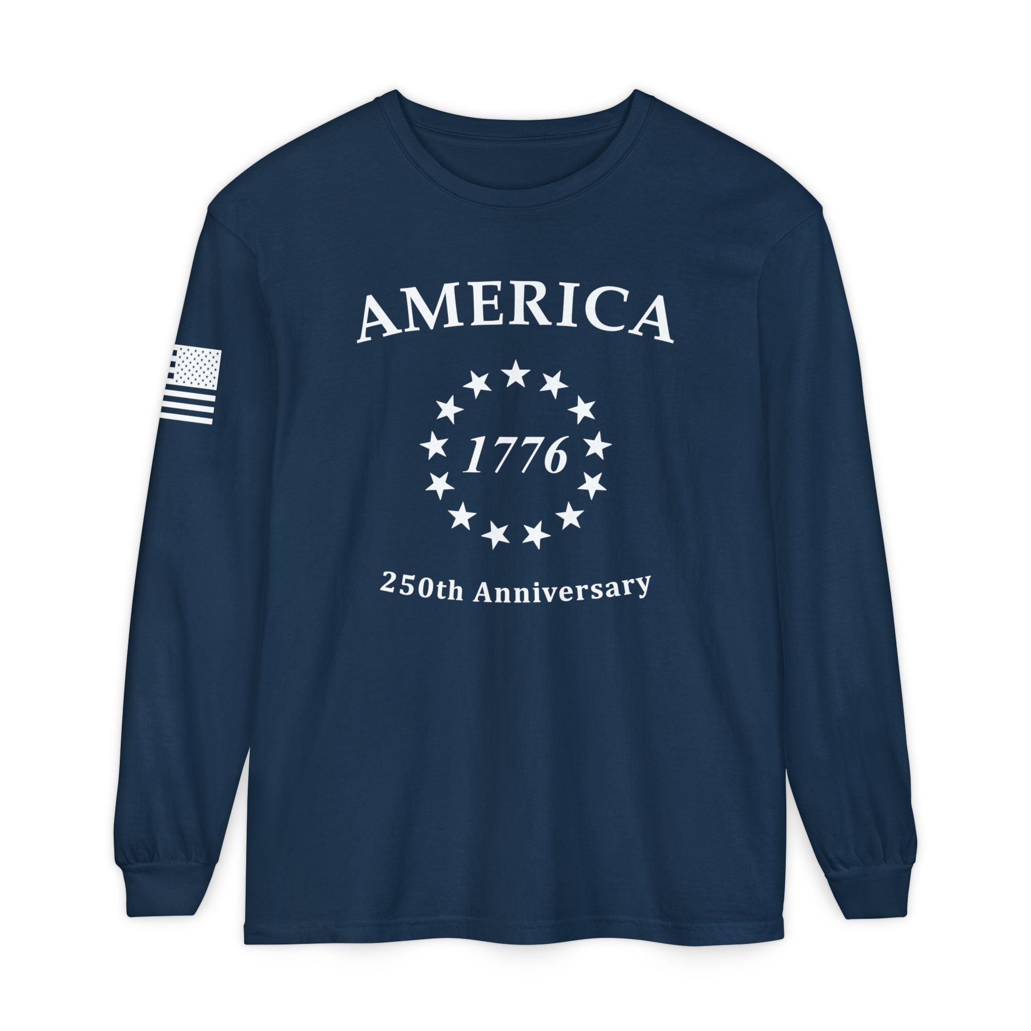 America 13 Colonies 1776 250th Anniversary Unisex Long Sleeve T-Shirt