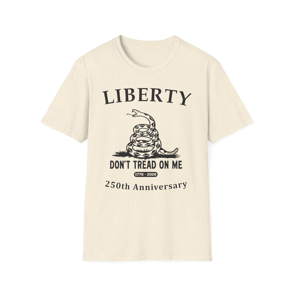 Liberty "Don't Tread On Me" Soft T‑Shirt — 250th Anniversary Patriotic Tee