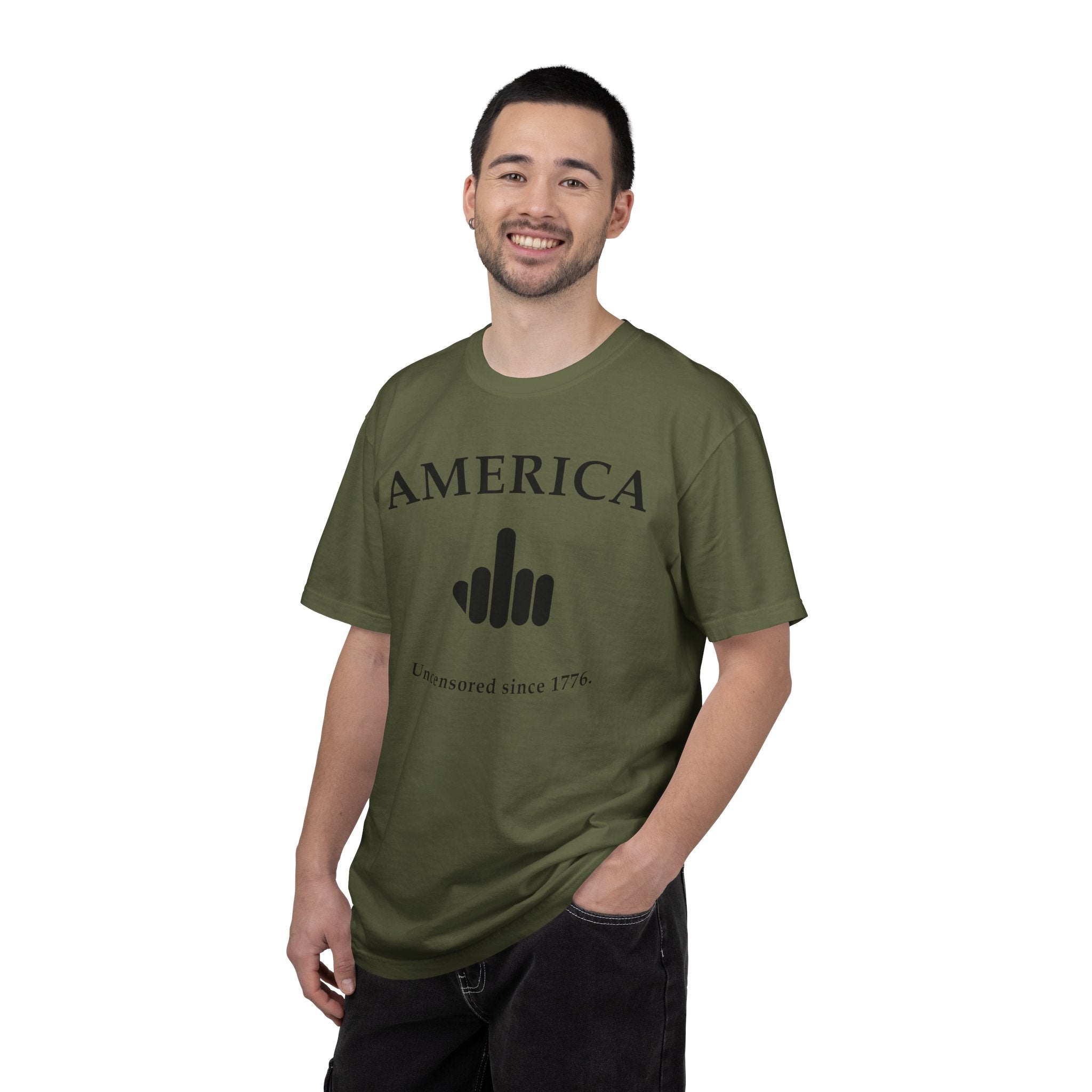 America 1776 Middle Finger Unisex T-shirt
