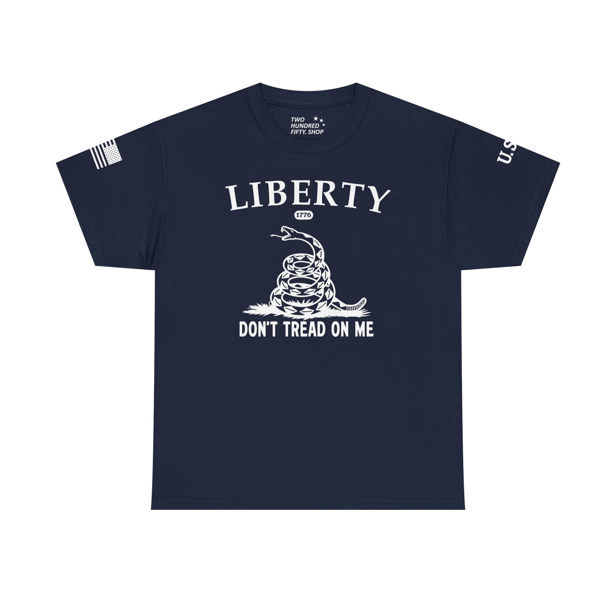 Liberty "Don't Tread on Me" Heavy Tee — Patriotic USA Anniversary T-Shirt