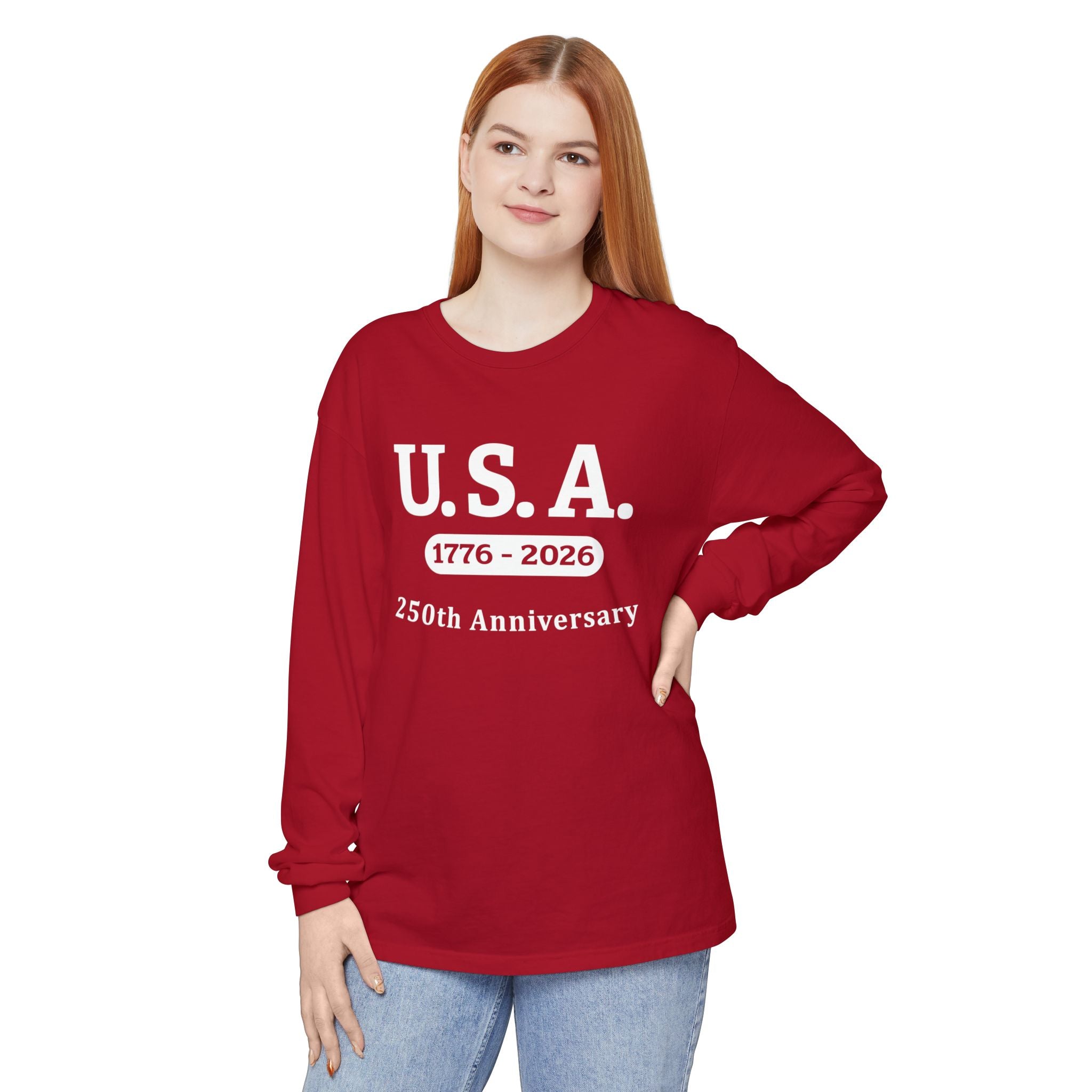 U.S.A. 1776-2026 250th Anniversary Long Sleeve T-Shirt