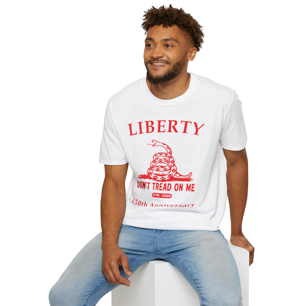 Liberty "Don't Tread On Me" Soft T‑Shirt — 250th Anniversary Patriotic Tee