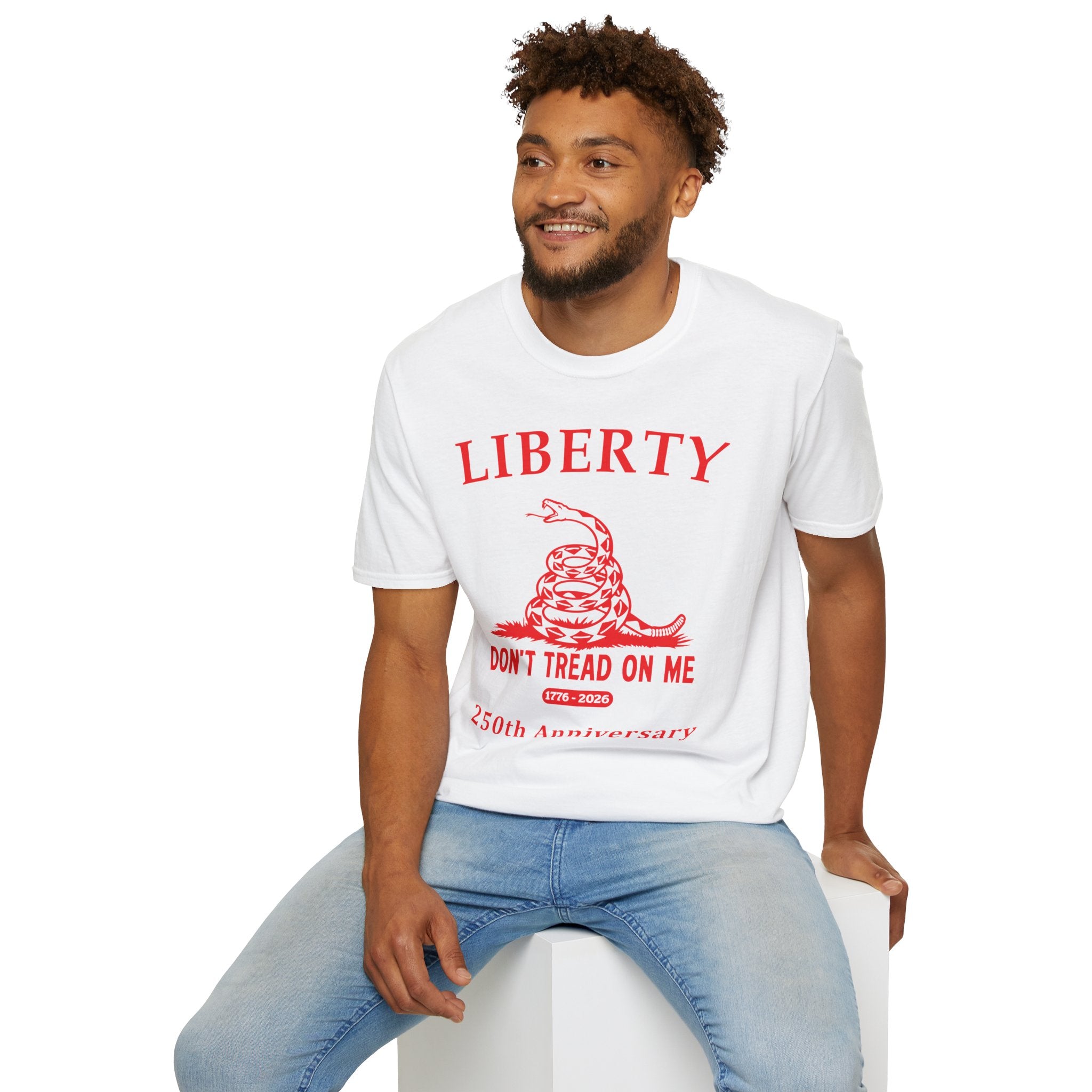 Liberty "Don't Tread On Me" Soft T‑Shirt — 250th Anniversary Patriotic Tee
