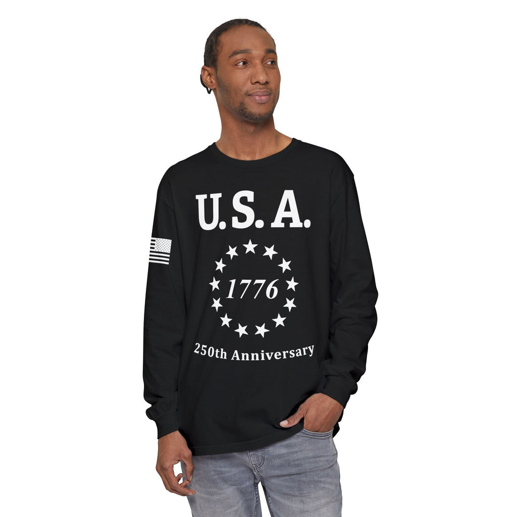 USA 13 Colonies 1776 250th Anniversary Unisex Long Sleeve Tee