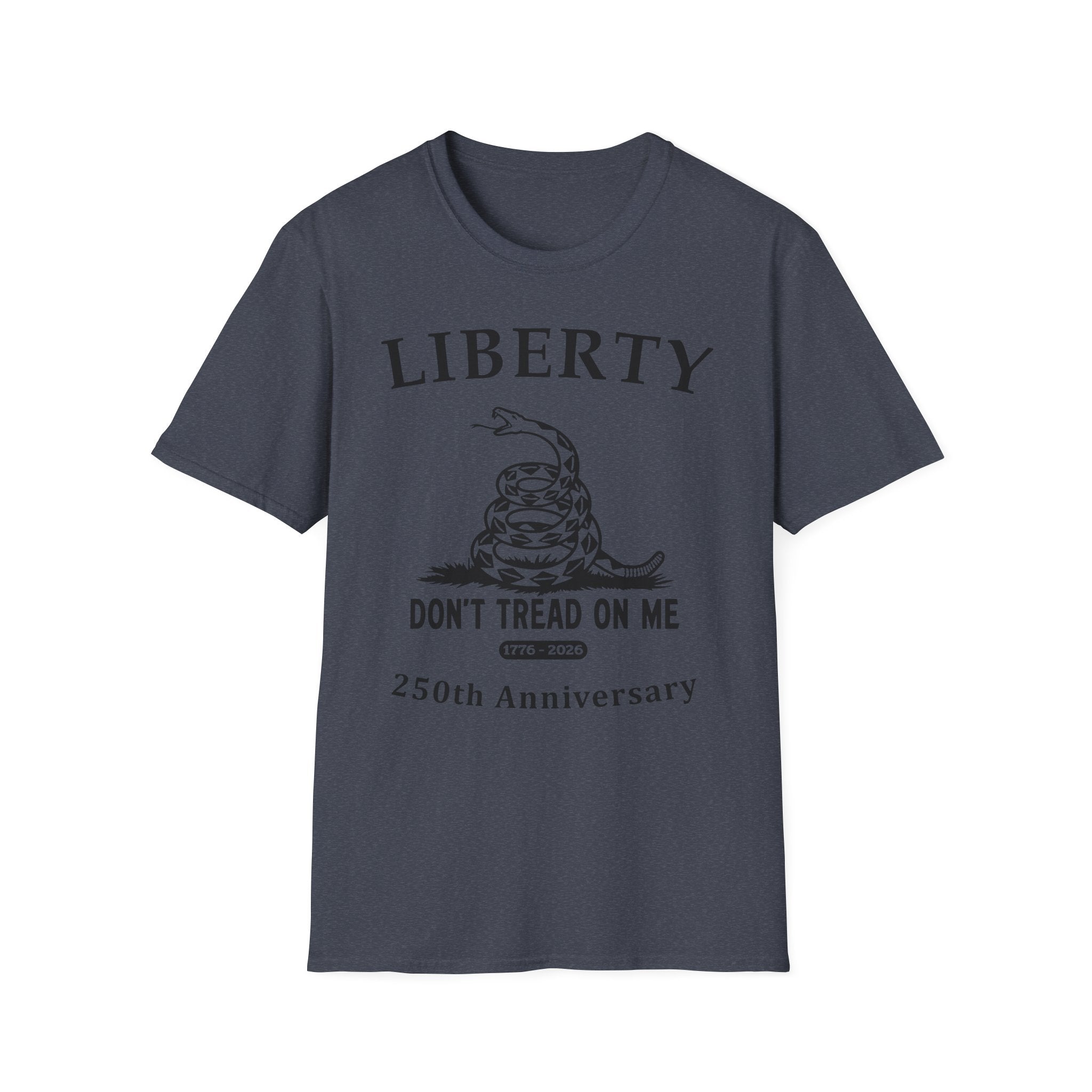 Liberty "Don't Tread On Me" Soft T‑Shirt — 250th Anniversary Patriotic Tee