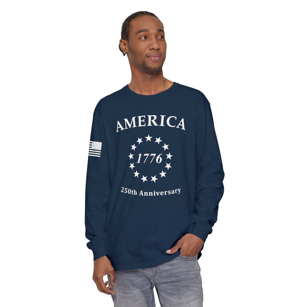 America 13 Colonies 1776 250th Anniversary Unisex Long Sleeve T-Shirt
