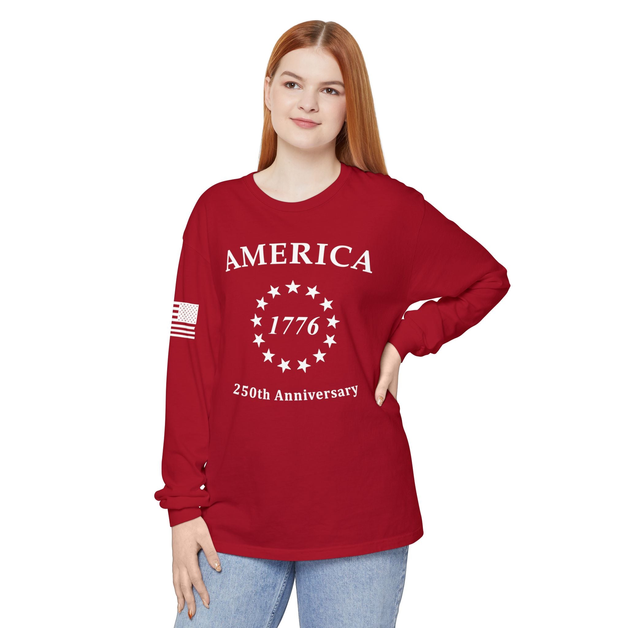 America 13 Colonies 1776 250th Anniversary Unisex Long Sleeve T-Shirt