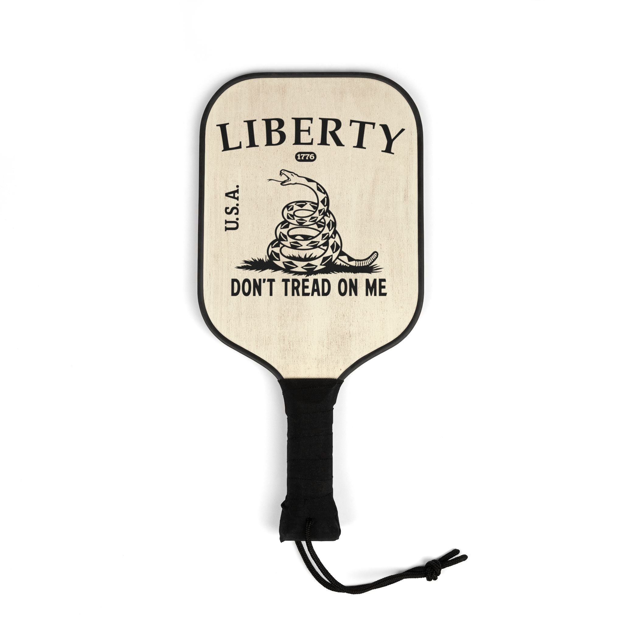 Pickleball Paddle Set – 'Liberty Don't Tread On Me' Gadsden Design (2-Pack with Balls)