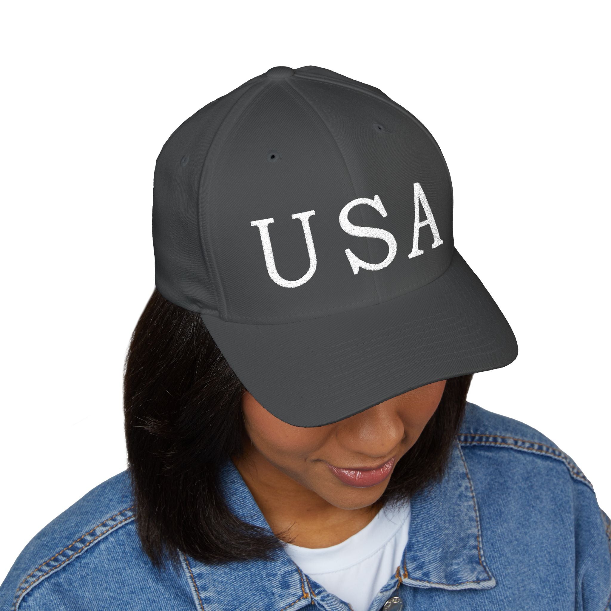 USA Embroidered Cap — Classic Patriotic Baseball Hat