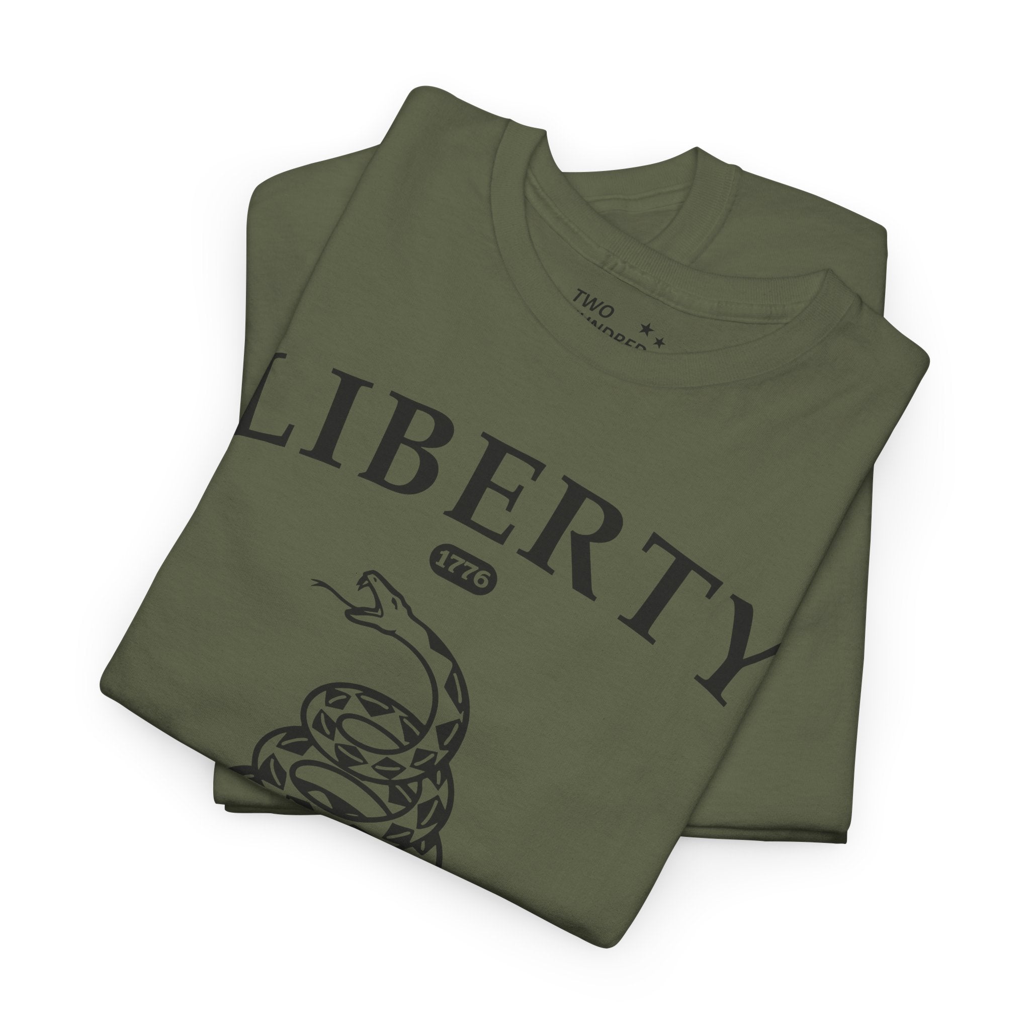 Liberty "Don't Tread on Me" Heavy Tee — Patriotic USA Anniversary T-Shirt
