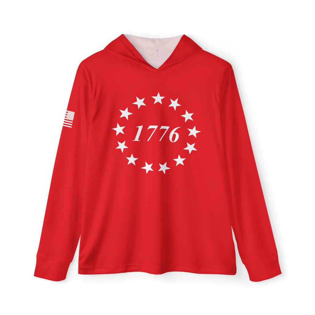 1776 13 Colony Stars Hoodie — Patriotic Men's Sports Warmup Pullover