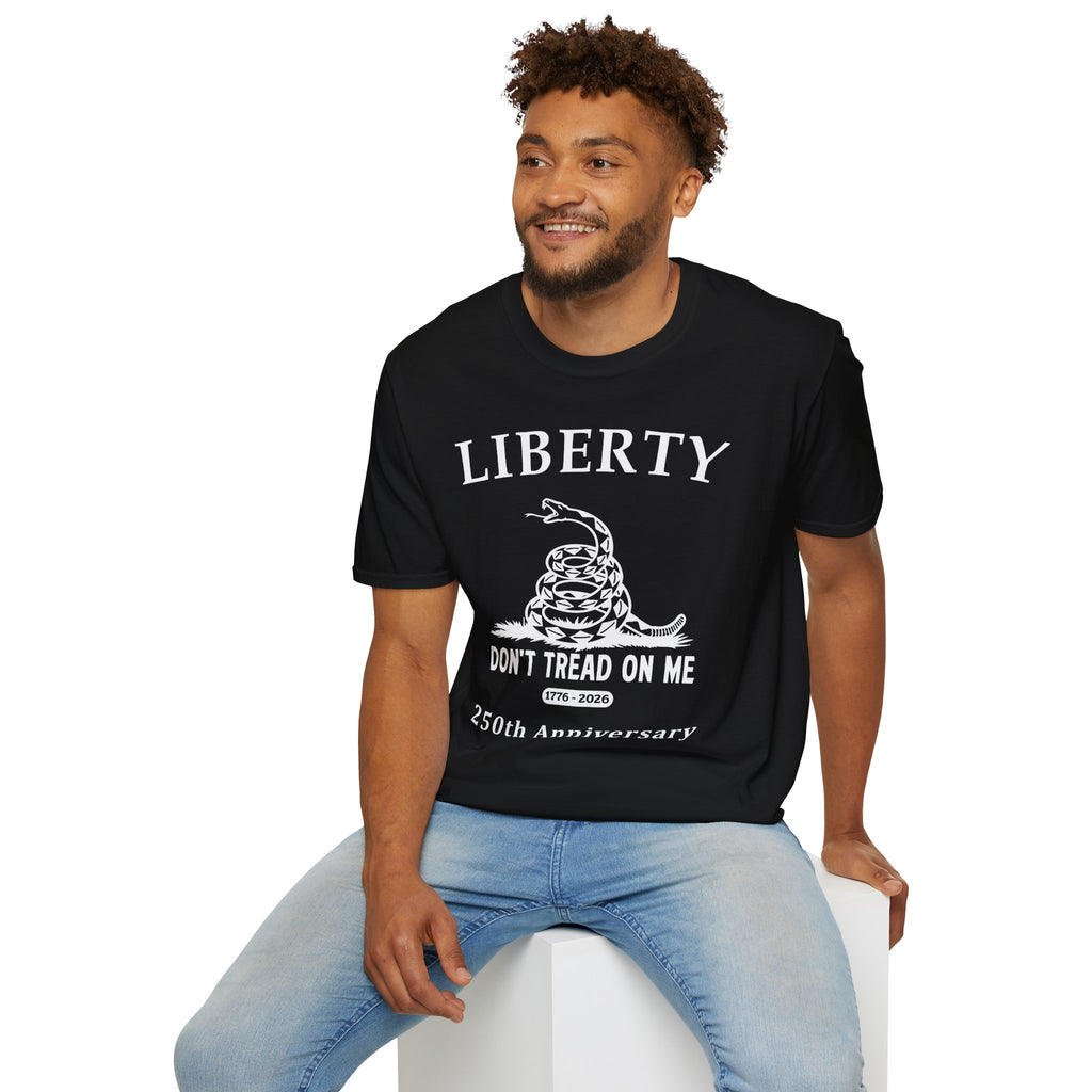 Liberty "Don't Tread On Me" Soft T‑Shirt — 250th Anniversary Patriotic Tee