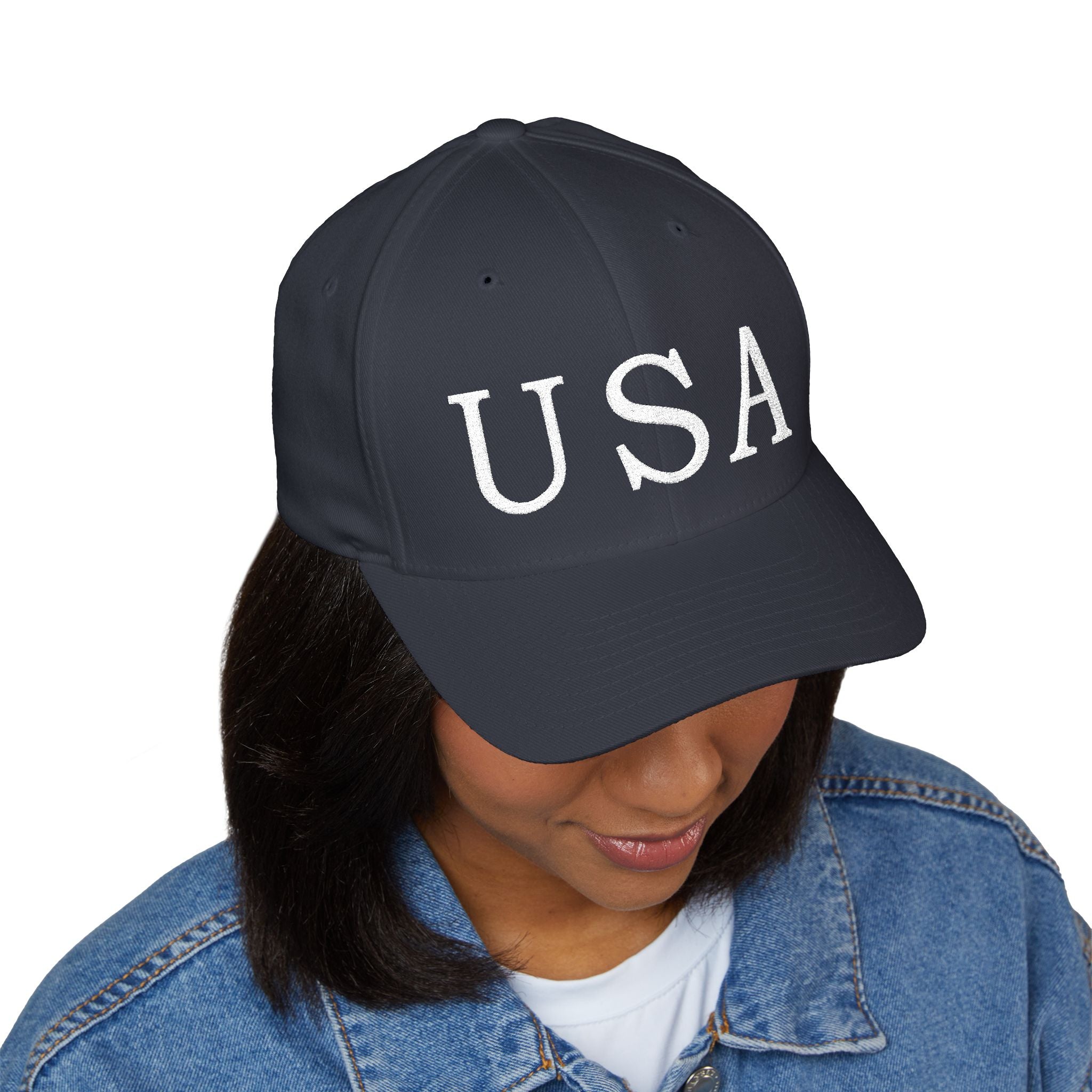 USA Embroidered Cap — Classic Patriotic Baseball Hat