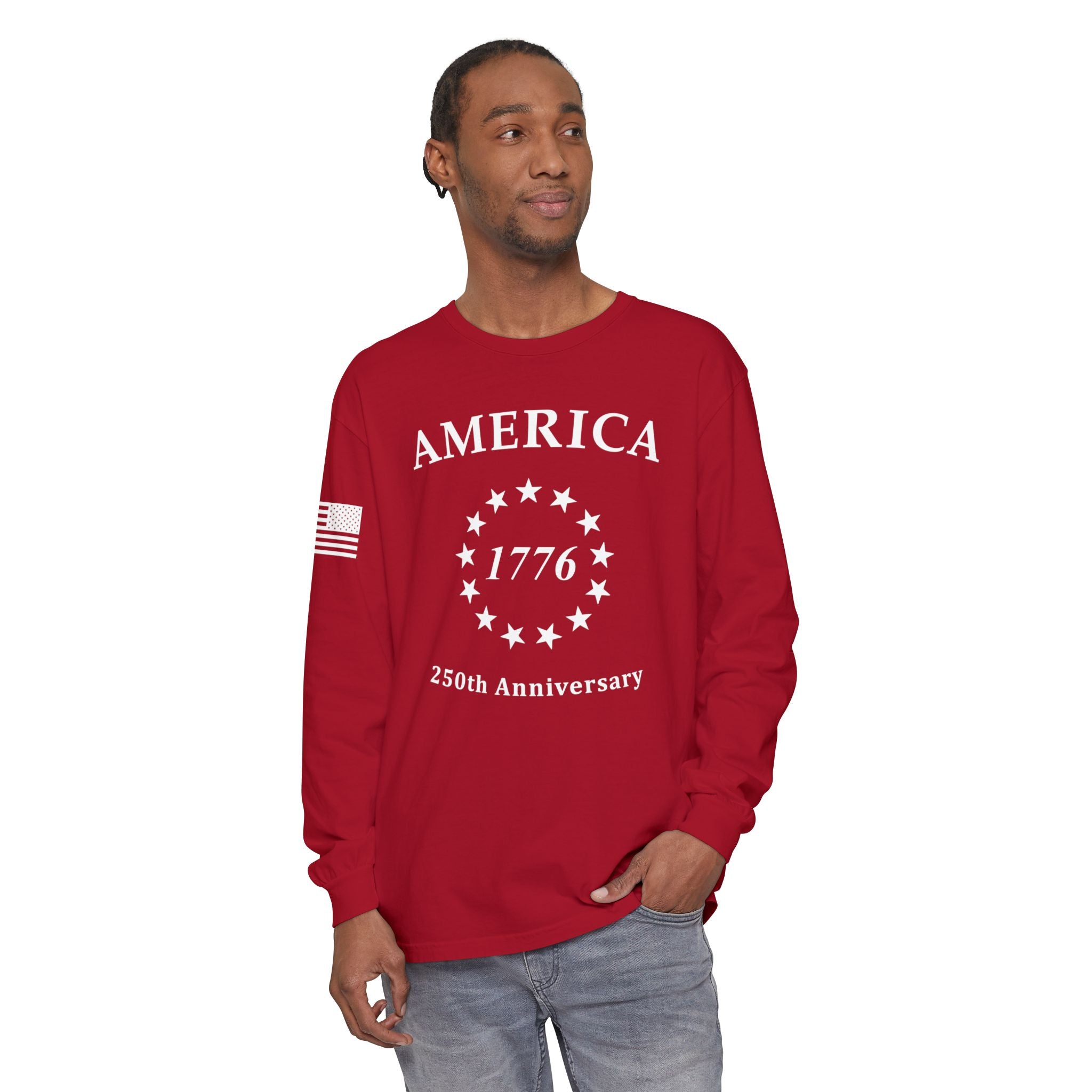 America 13 Colonies 1776 250th Anniversary Unisex Long Sleeve T-Shirt