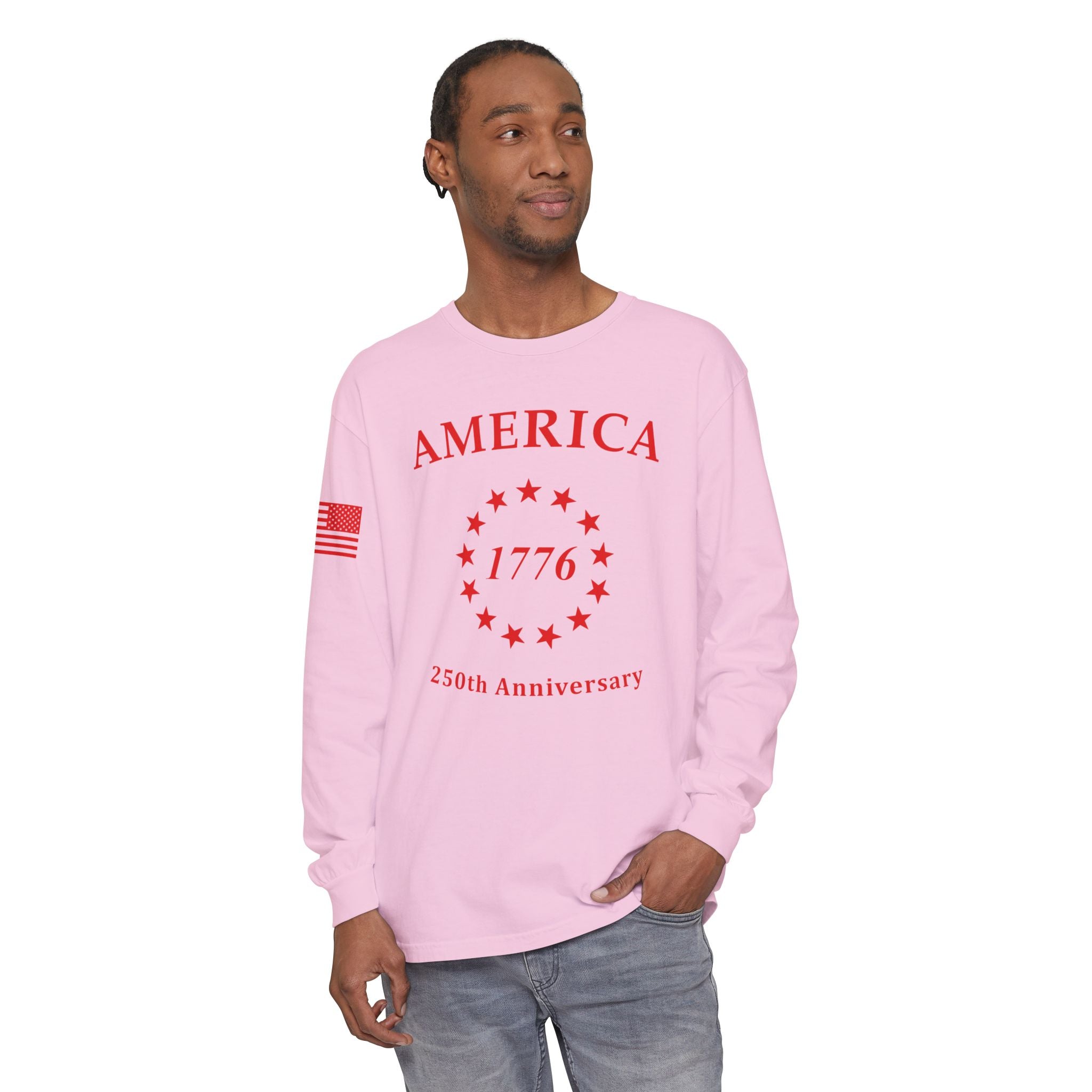 America 13 Colonies 1776 250th Anniversary Unisex Long Sleeve T-Shirt