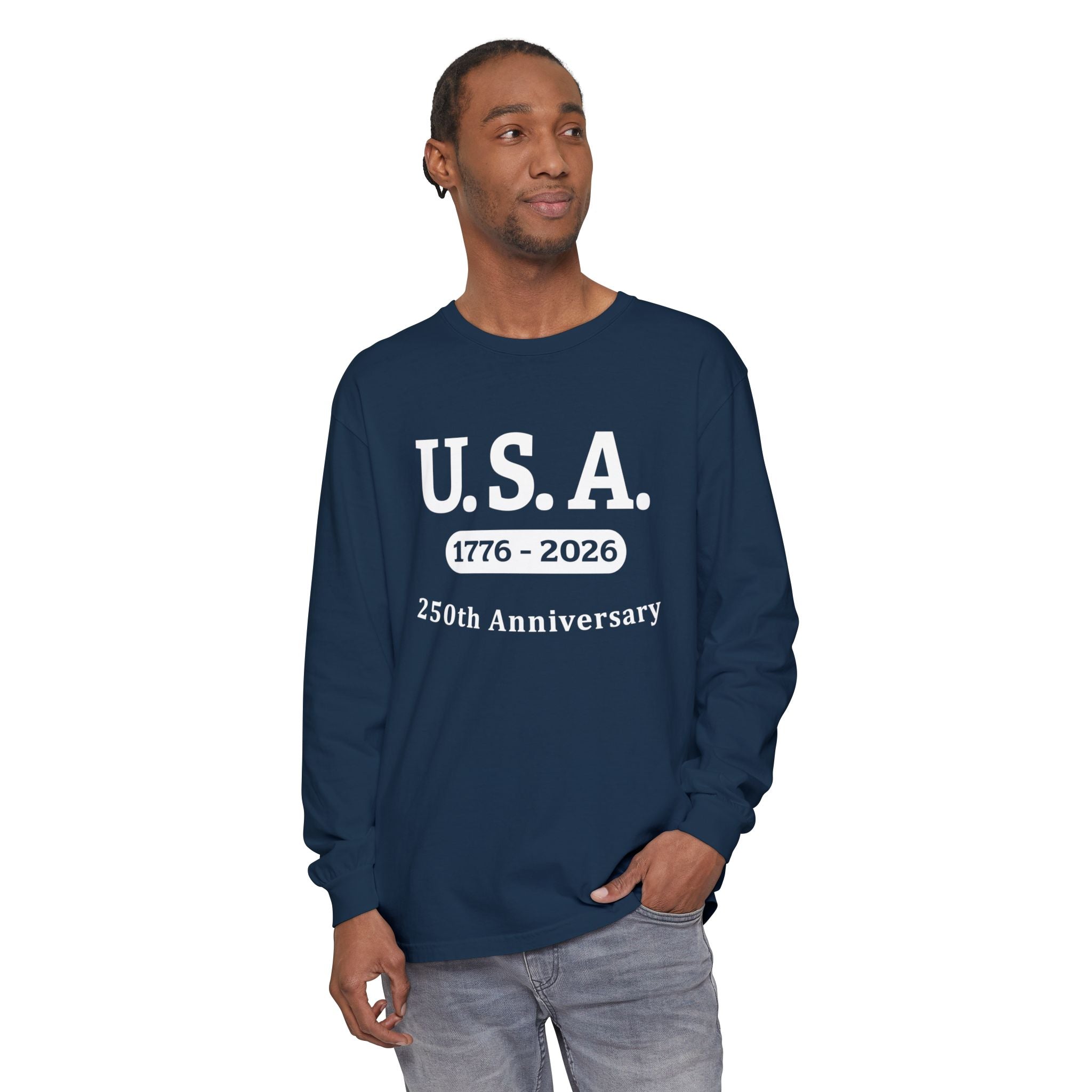 U.S.A. 1776-2026 250th Anniversary Long Sleeve T-Shirt