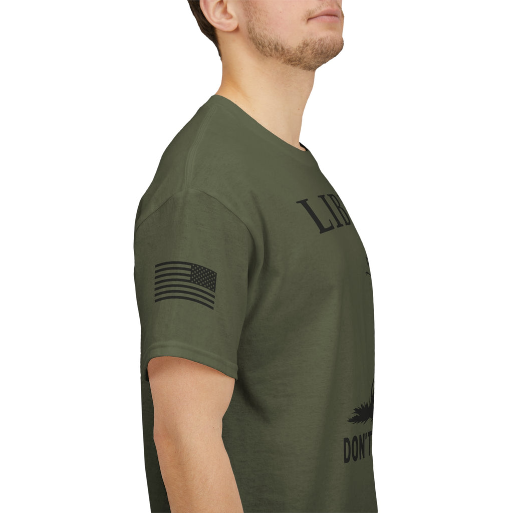 Liberty "Don't Tread on Me" Heavy Tee — Patriotic USA Anniversary T-Shirt