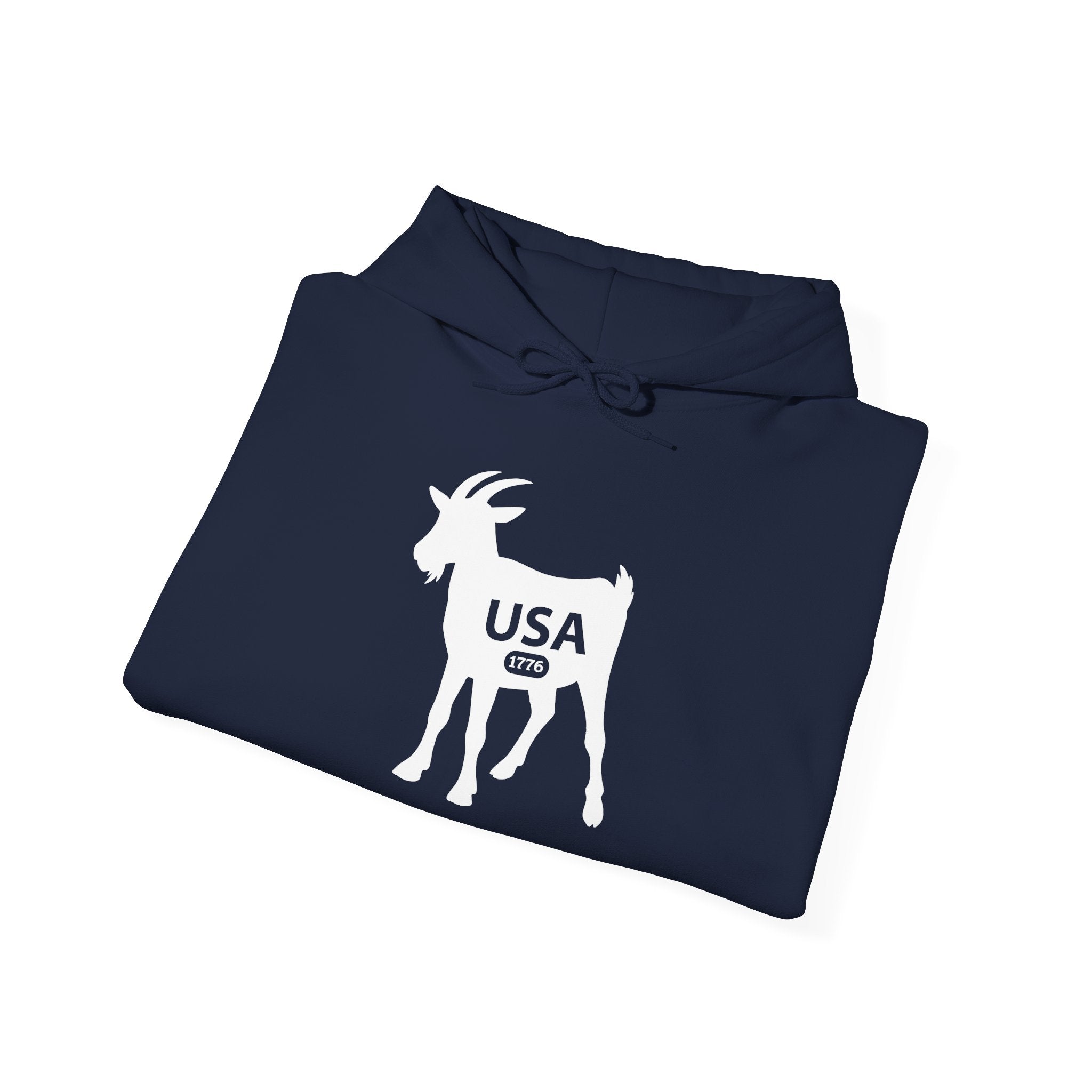 USA GOAT 1776 Hoodie – "USA Greatest of All Time" Patriotic Sweatshirt
