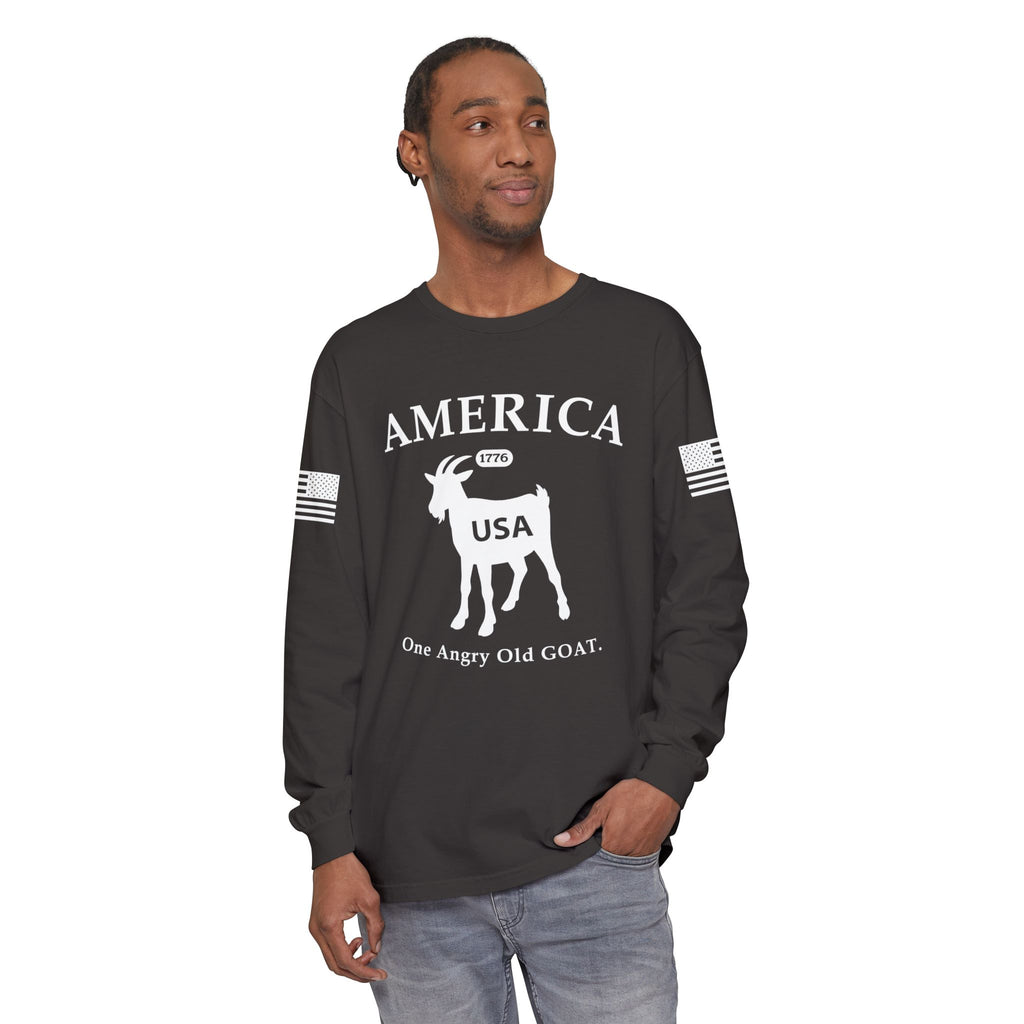 America 1776 Angry Old GOAT Long Sleeve Tee