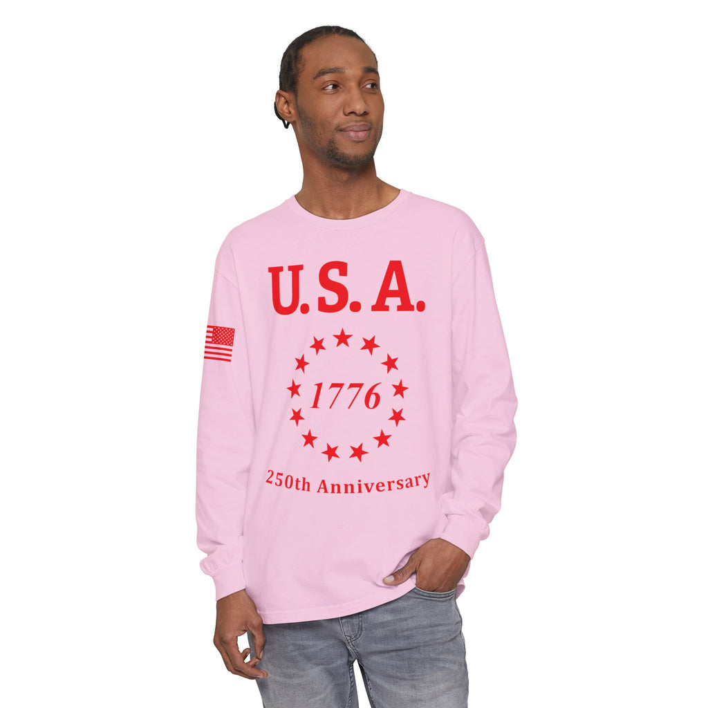 USA 13 Colonies 1776 250th Anniversary Unisex Long Sleeve Tee
