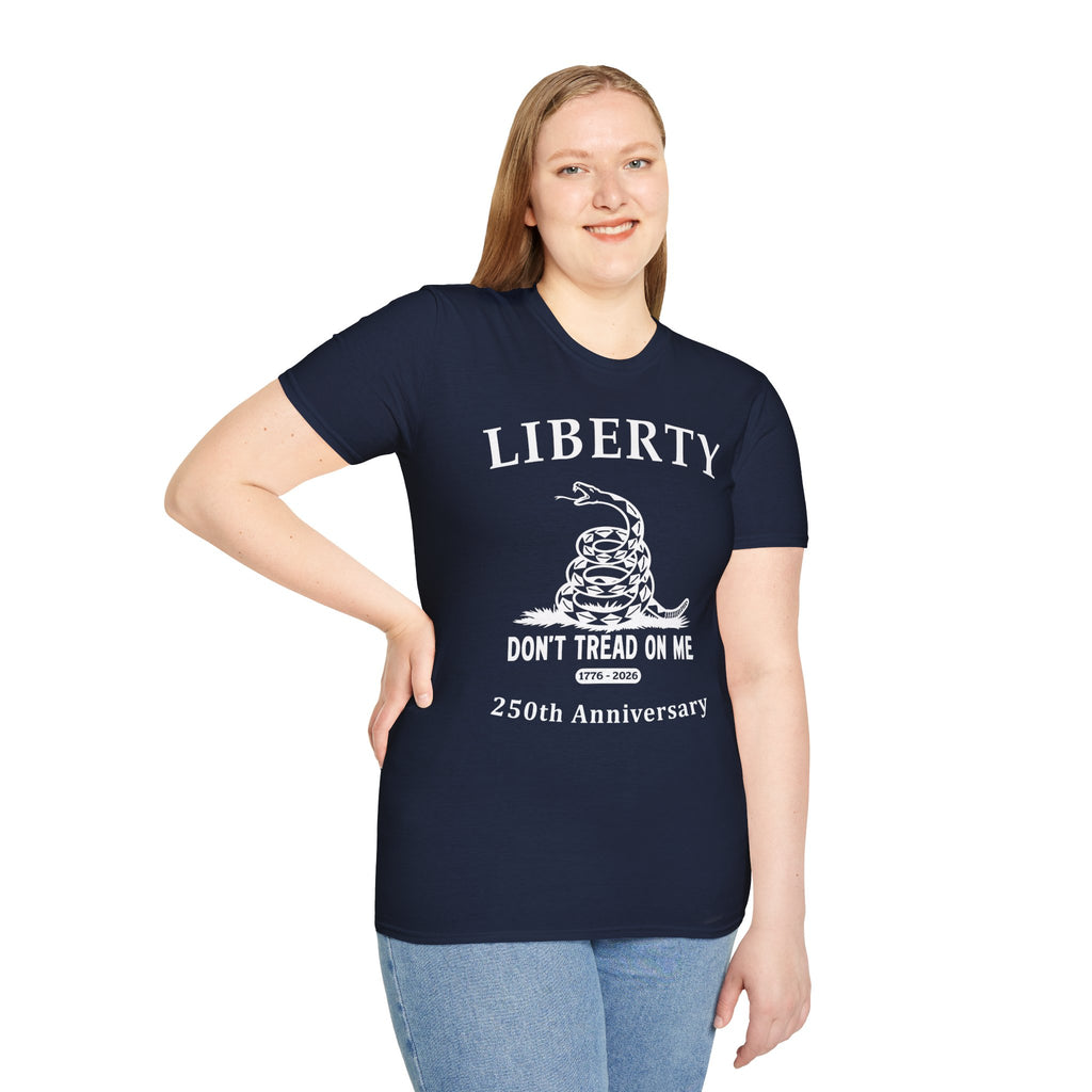 Liberty "Don't Tread On Me" Soft T‑Shirt — 250th Anniversary Patriotic Tee