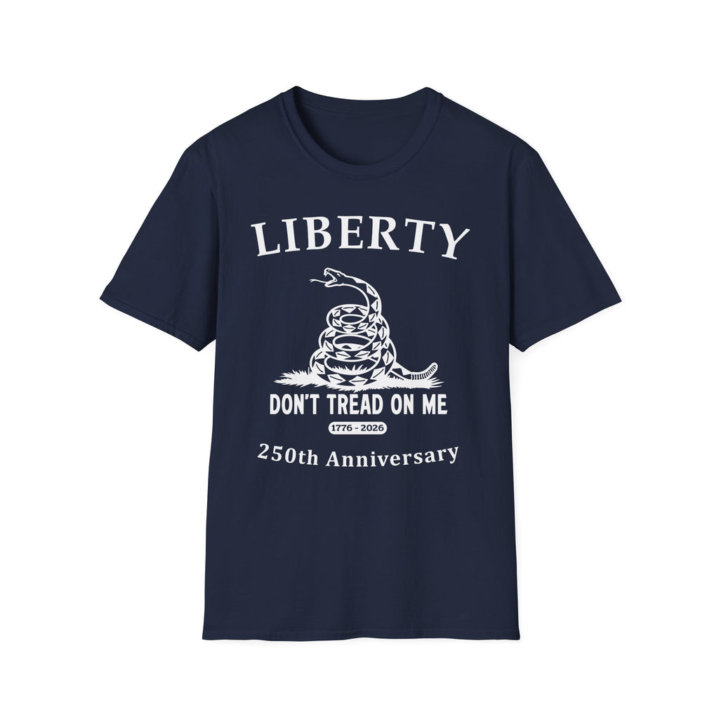 Liberty "Don't Tread On Me" Soft T‑Shirt — 250th Anniversary Patriotic Tee