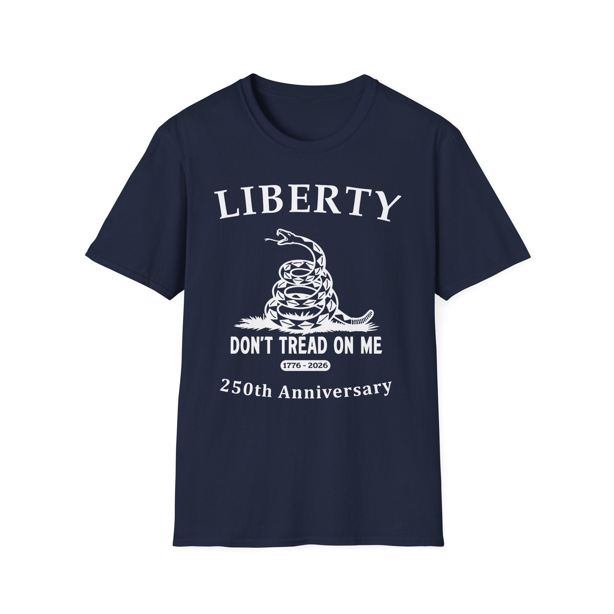 Liberty "Don't Tread On Me" Soft T‑Shirt — 250th Anniversary Patriotic Tee