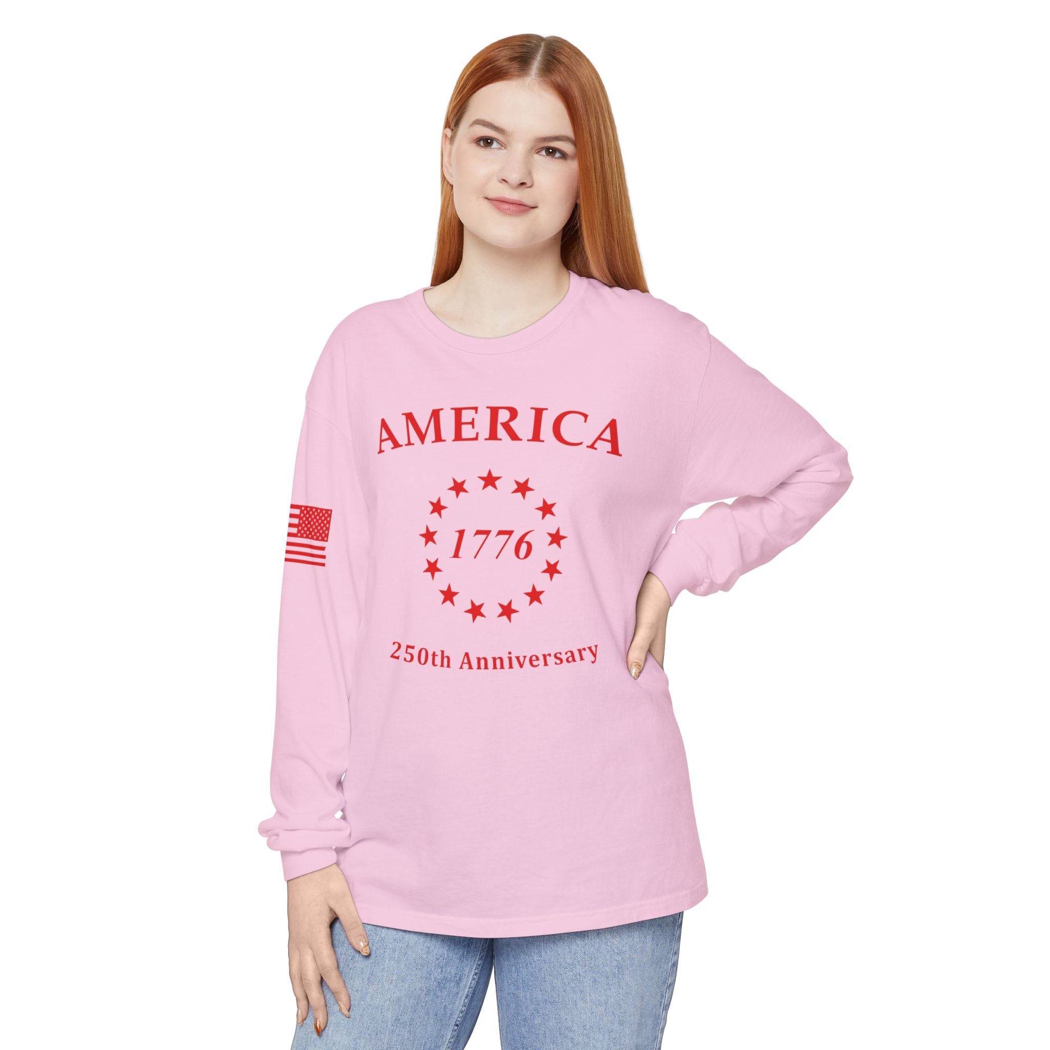 America 13 Colonies 1776 250th Anniversary Unisex Long Sleeve T-Shirt