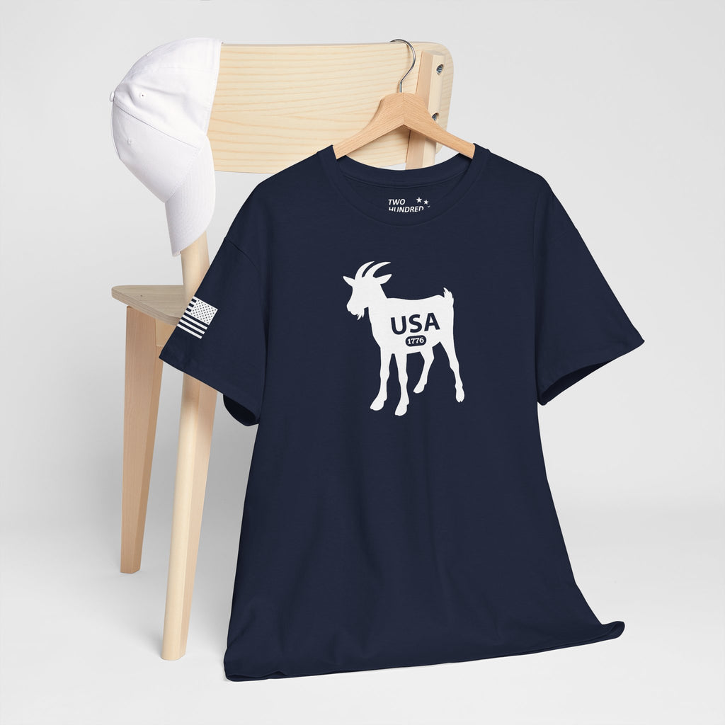 USA Goat T-Shirt — Patriotic Goat Graphic Tee