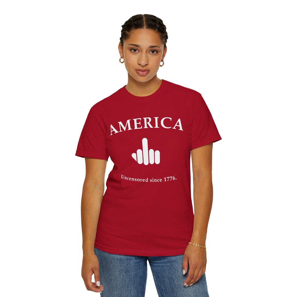 America 1776 Middle Finger Unisex T-shirt